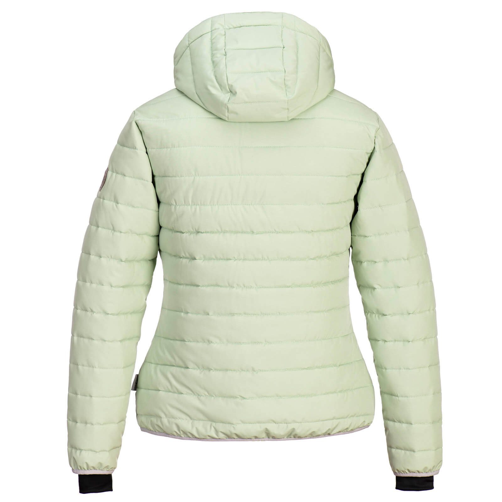 abnehmbarer Irina Kapuze Modisch Blue gesteppt Steppjacke Wave Jacke mint - mit Damen