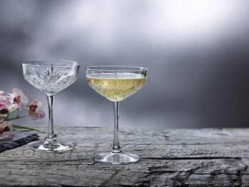Pasabahce Gläser-Set Timeless, Glas, 4-teiliges Cocktailglas- und Sektglas-Set, jeweils 255 ml