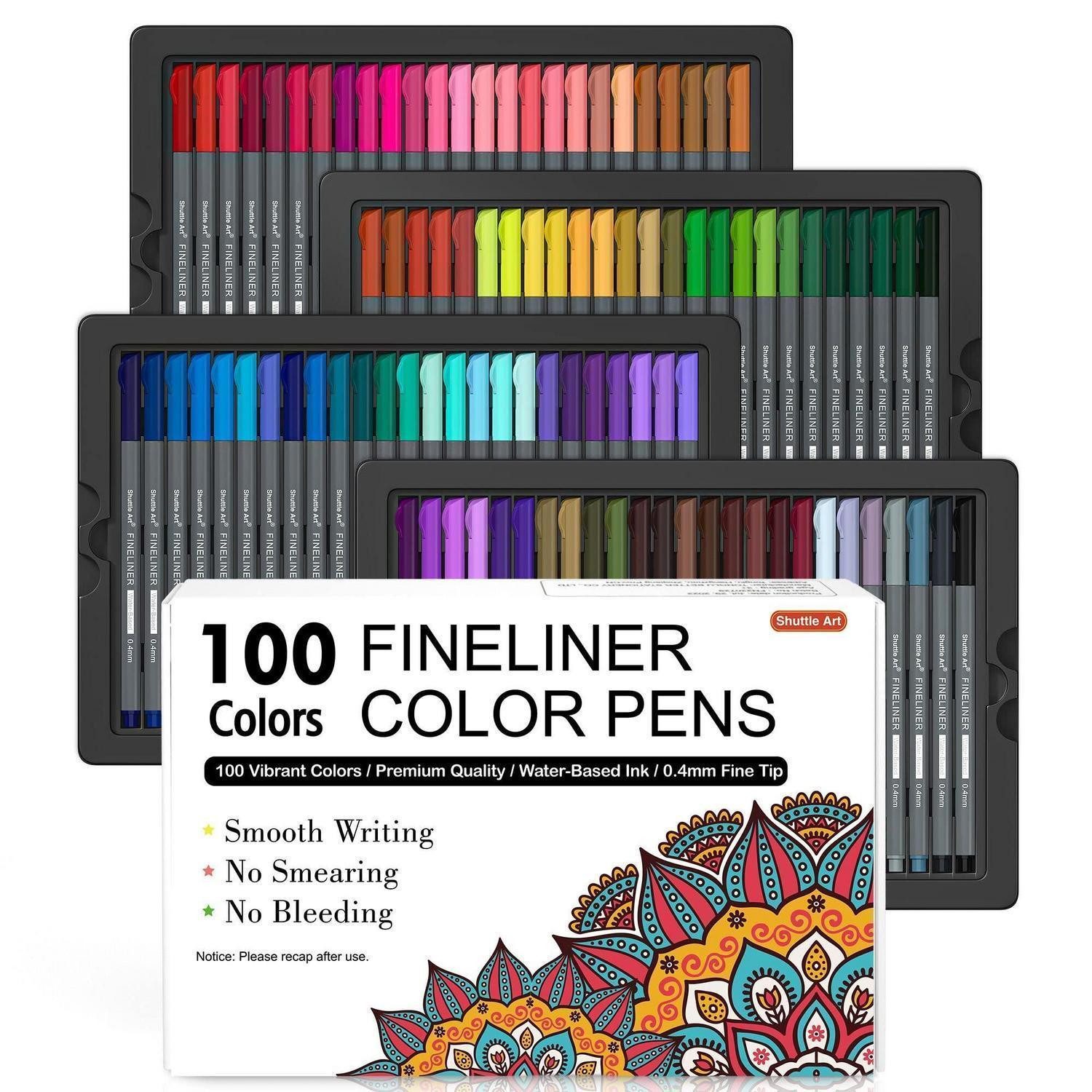 LuxusKollektion Fineliner Fineliner-Set 100 Farben 0,4mm