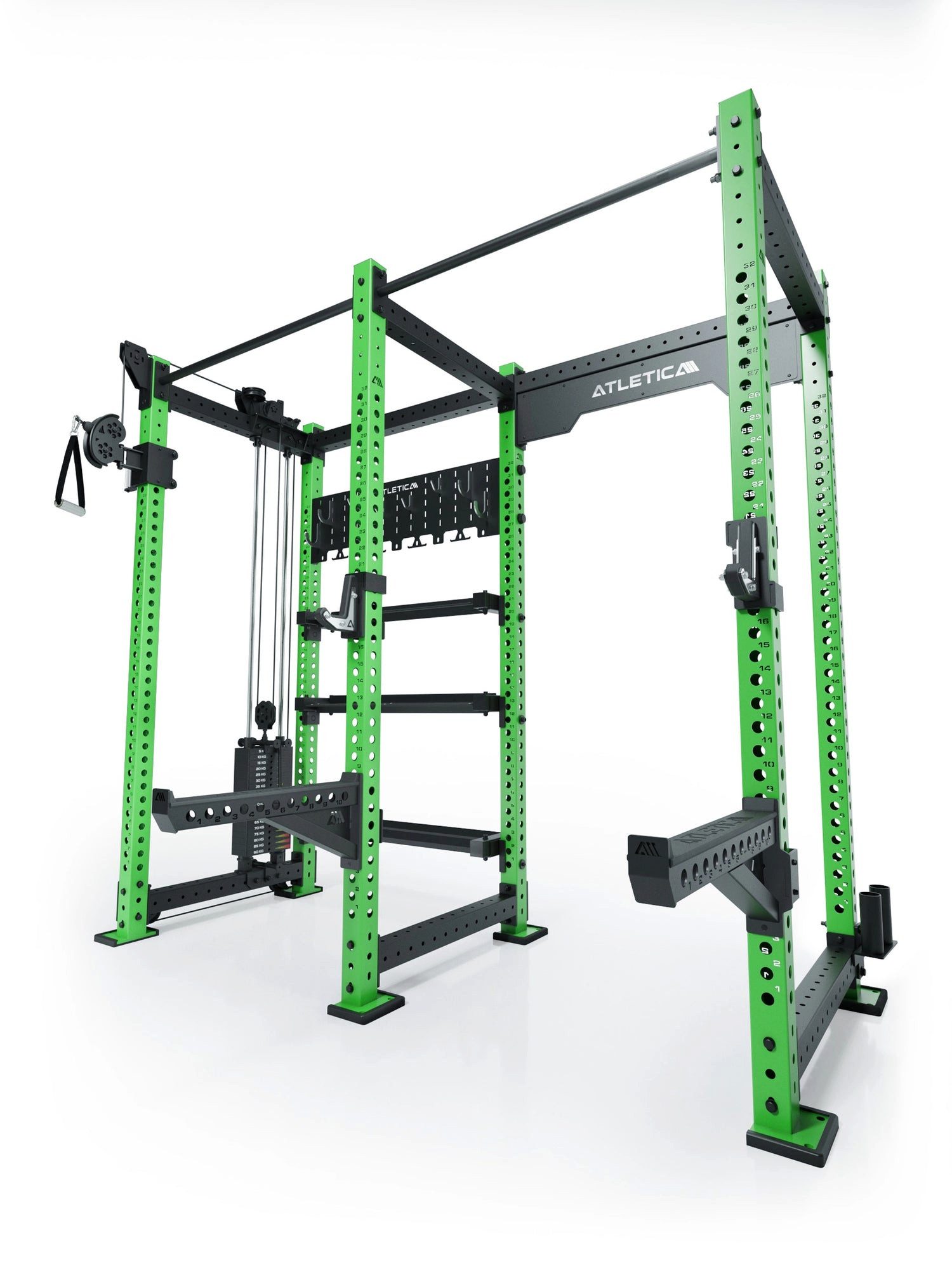 ATLETICA Power Rack R8 Falcon L, Electric Green, Power Rack
