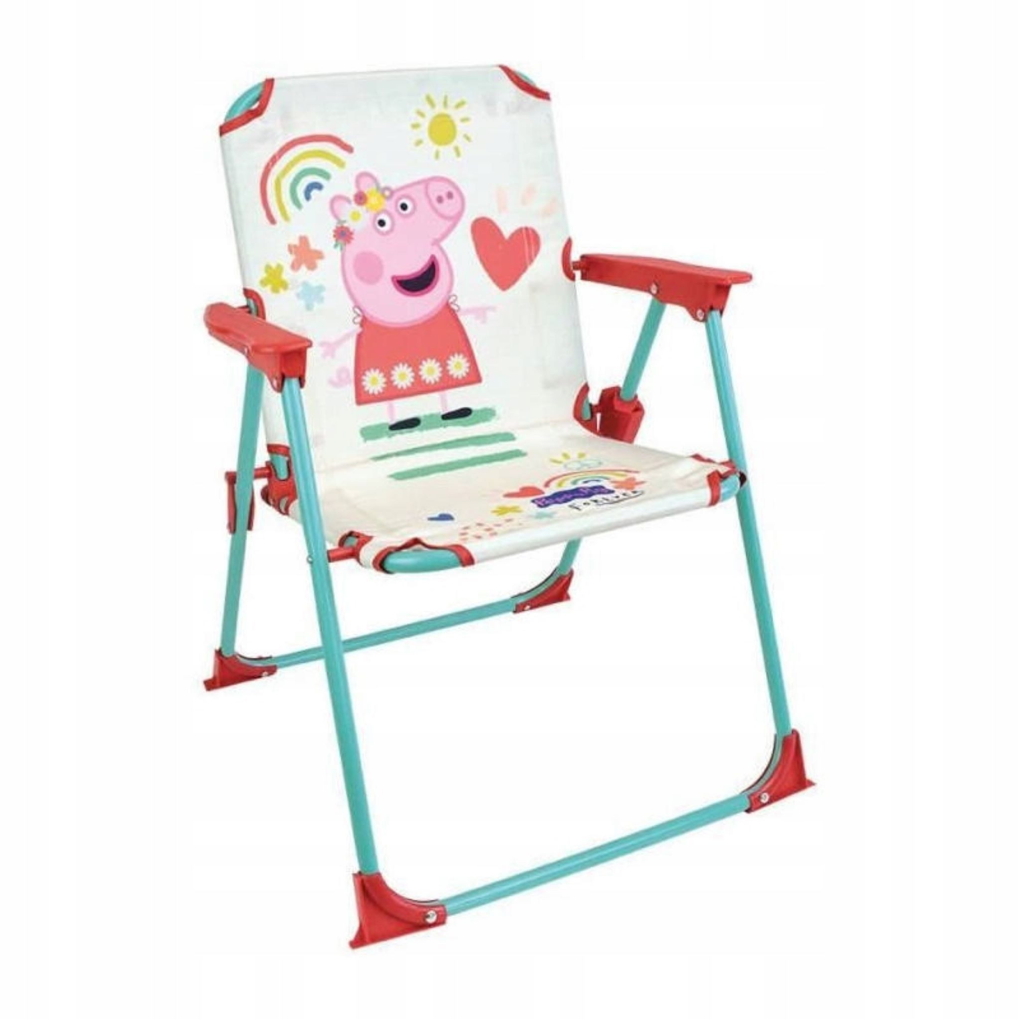 Festivalartikel Kinder-Gartenset Peppa Pig Gartenmöbel-Set: Tisch, Stühle & Sonnenschirm, (3-tlg)