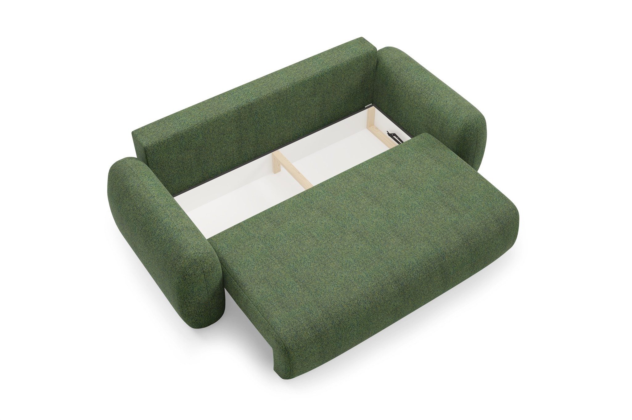 Fun Möbel 3-Sitzer Sofa GASTON mit Schlaffunktion in Stoff Puente, Rundumbezug, mit Bettkasten