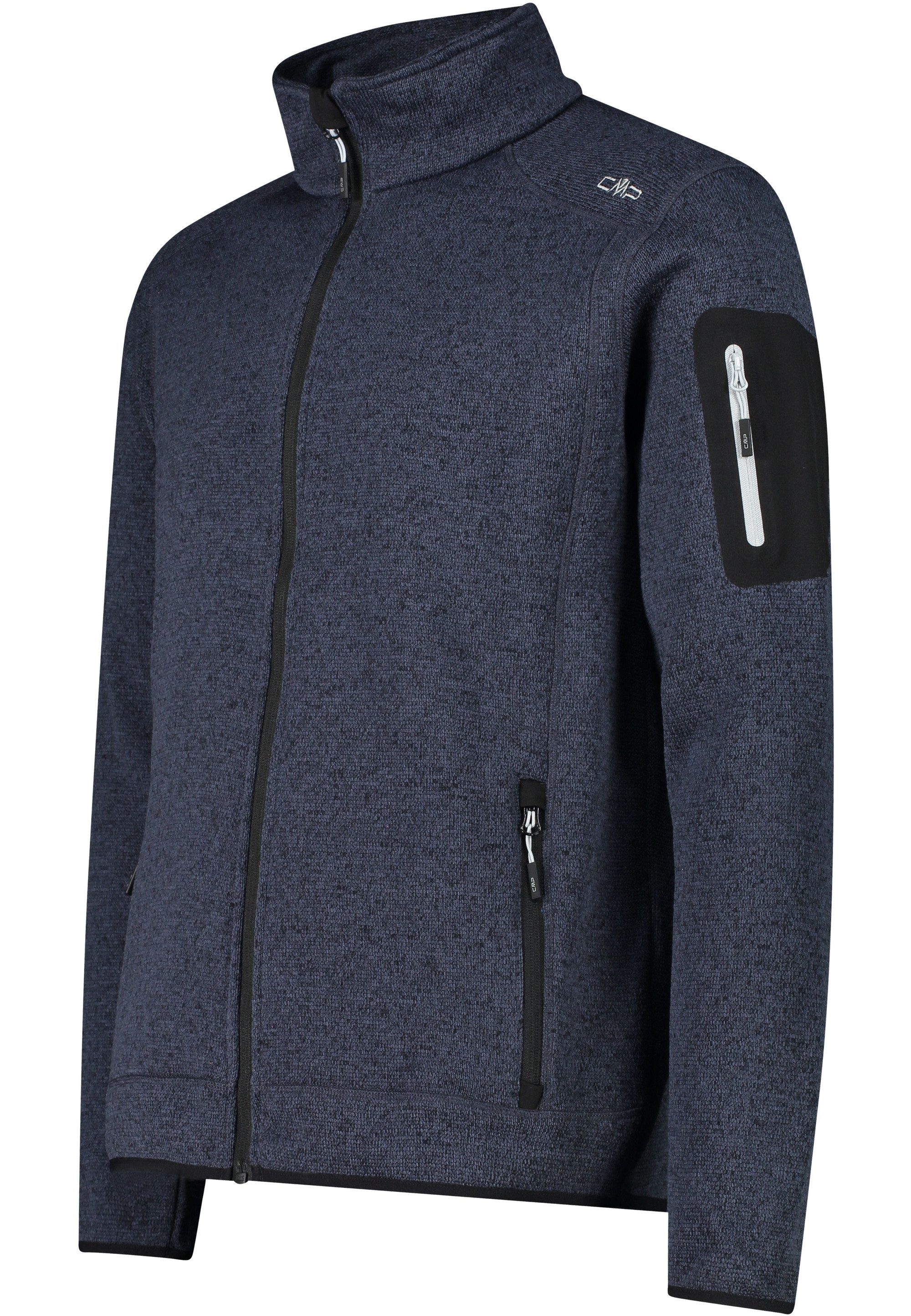 CMP Strickfleecejacke MAN JACKET ANTRACITE-NERO günstig online kaufen