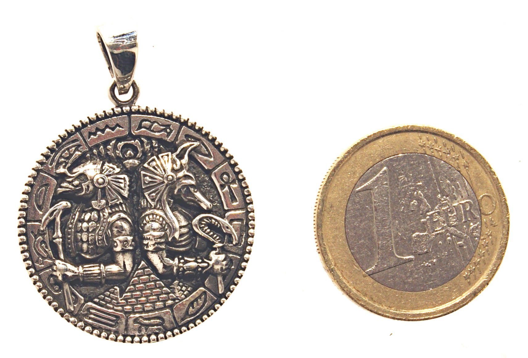 925 Kettenanhänger Ägyptisch Anubis Leather Kiss Sterling Schakal of + Ägypten Anhänger Silber Nr.410 Horus
