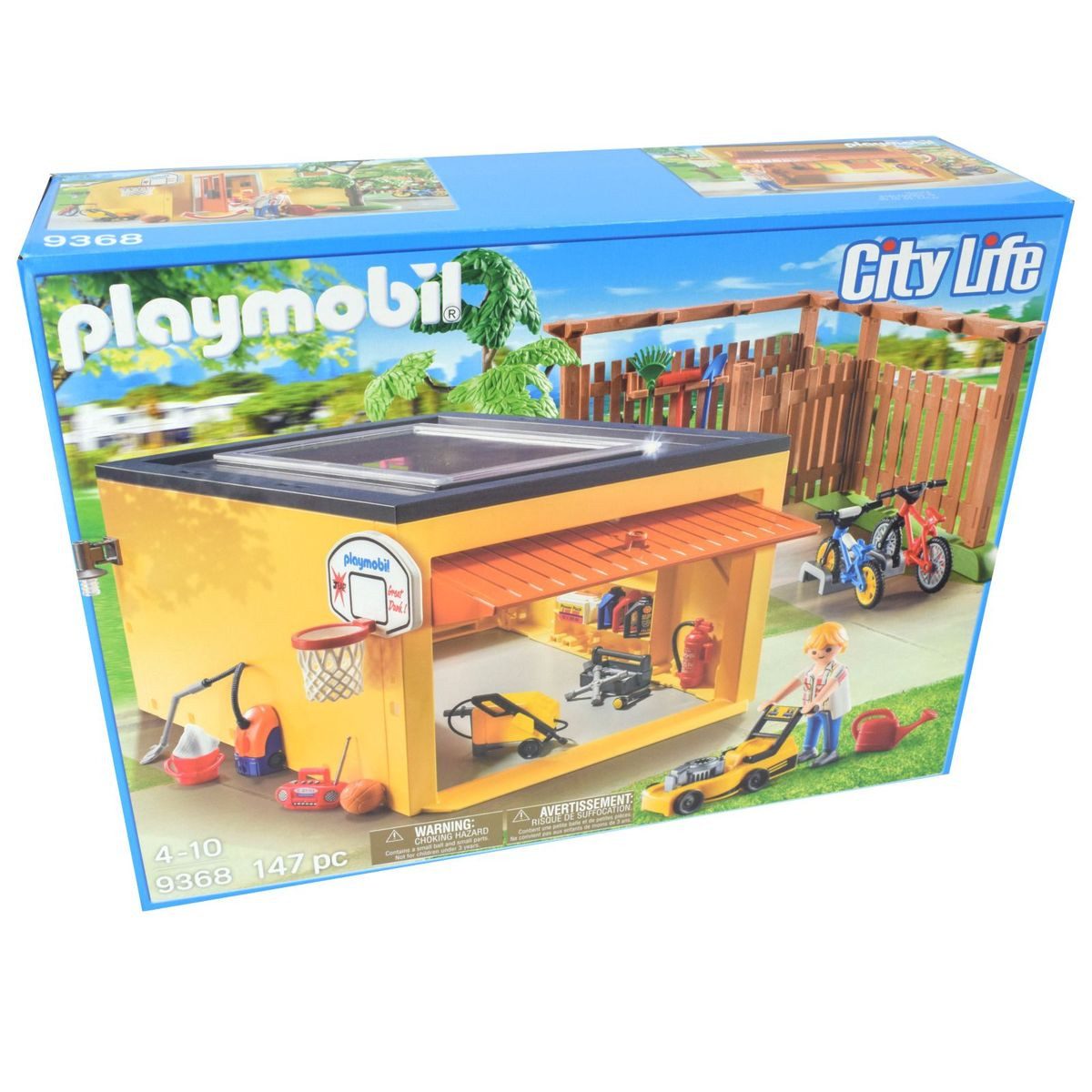 Playmobil® Playmobil 9368 Garage mit Fahrradstellplätzen 4+ Konstruktions-Spielset