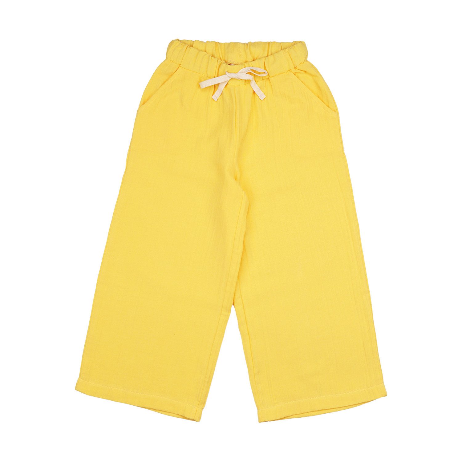 Stoffhose Walkiddy Kinder Bio Baumwolle GOTS Gelb nachhaltig -