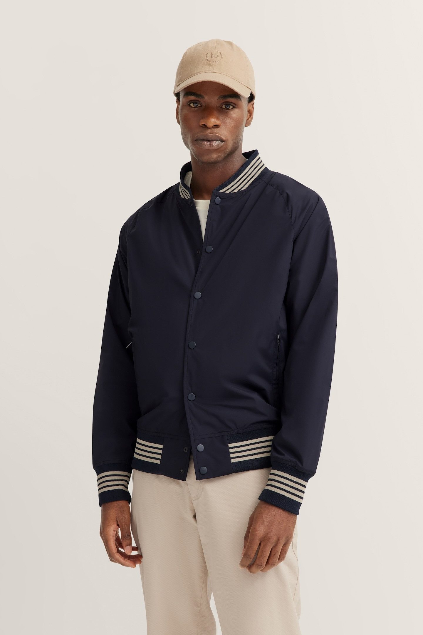 bugatti Blouson mit Collegekragen