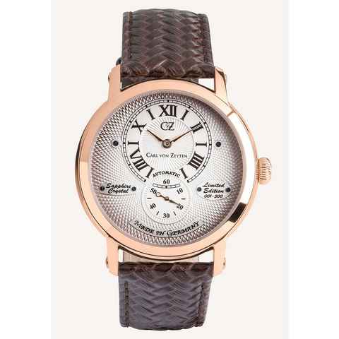 Carl von Zeyten Automatikuhr Kandel, CVZ0066RWH, Armbanduhr, Herrenuhr, limitiert auf 500 Stück, Made in Germany