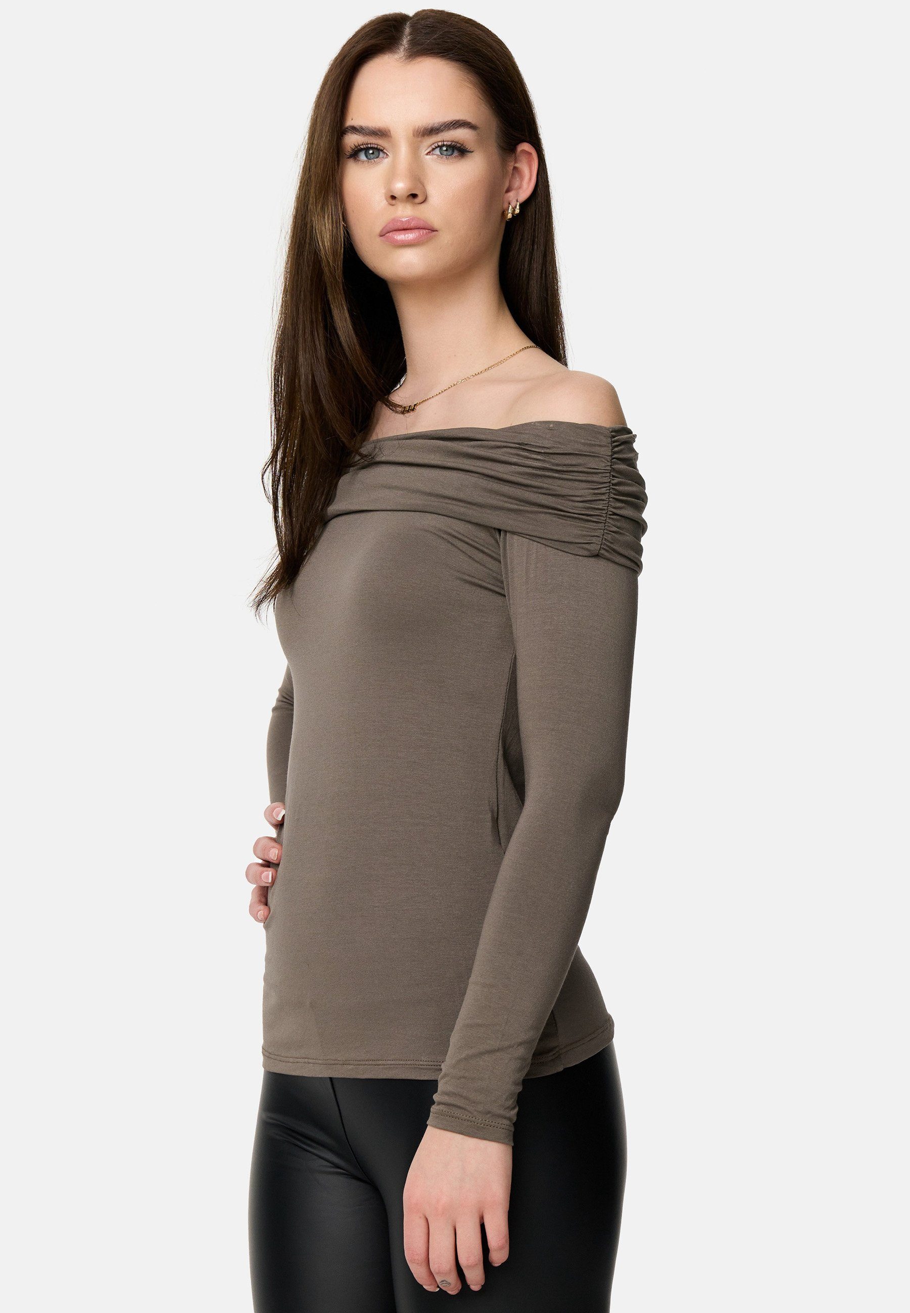 Worldclassca Longsleeve Worldclassca Off Shoulder Longsleeve Basic Shirt Un günstig online kaufen