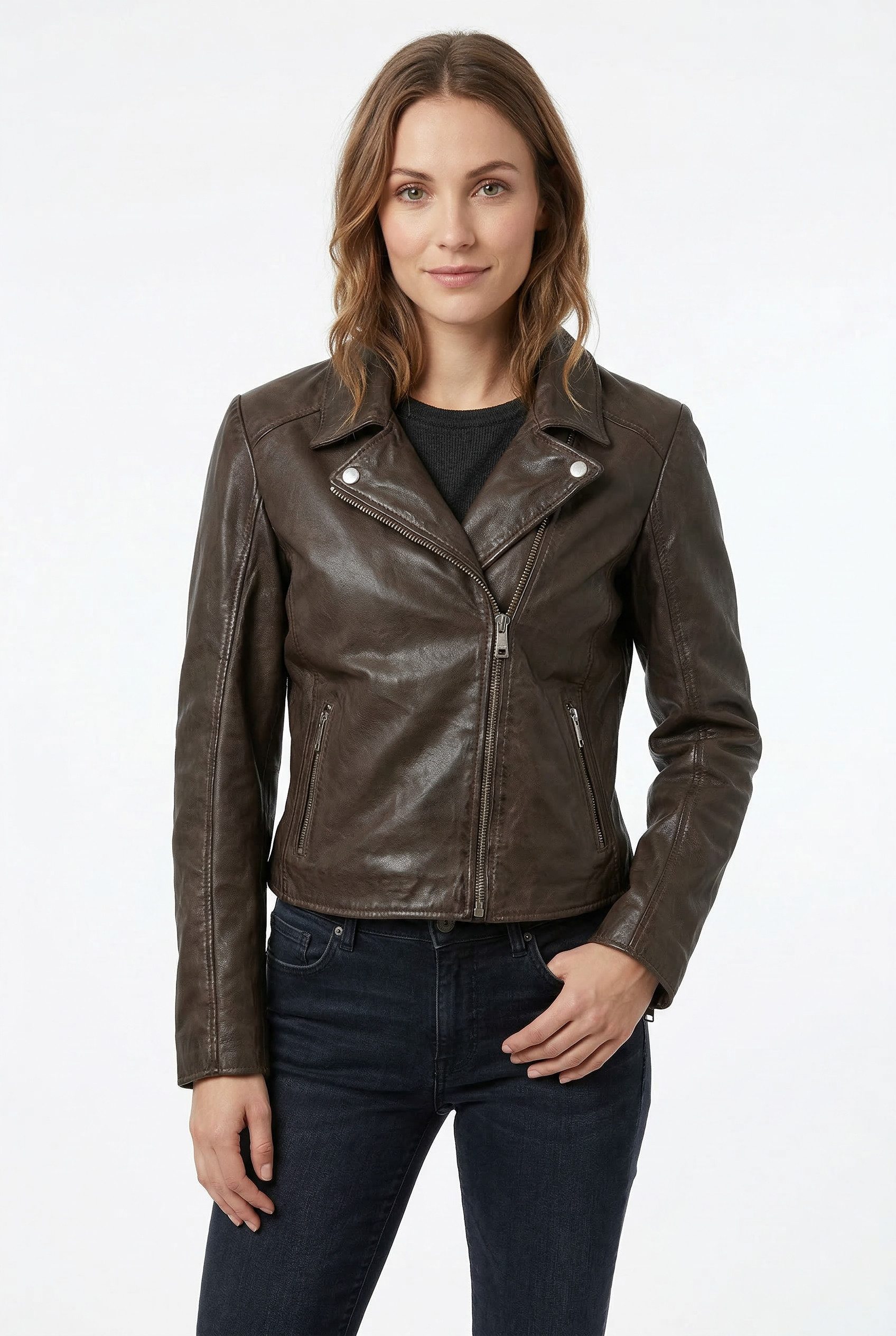 Mauritius Lederjacke MWKalea mit Reverskragen