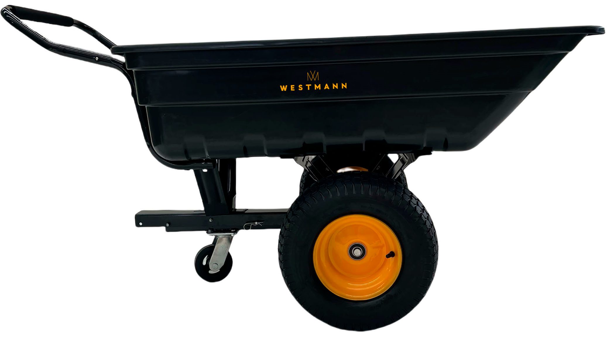 WESTMANN Schubkarre Prakta XL, BxTxH: 96x167x75 cm, mit Kippfunktion und Kugelkopfkupplung