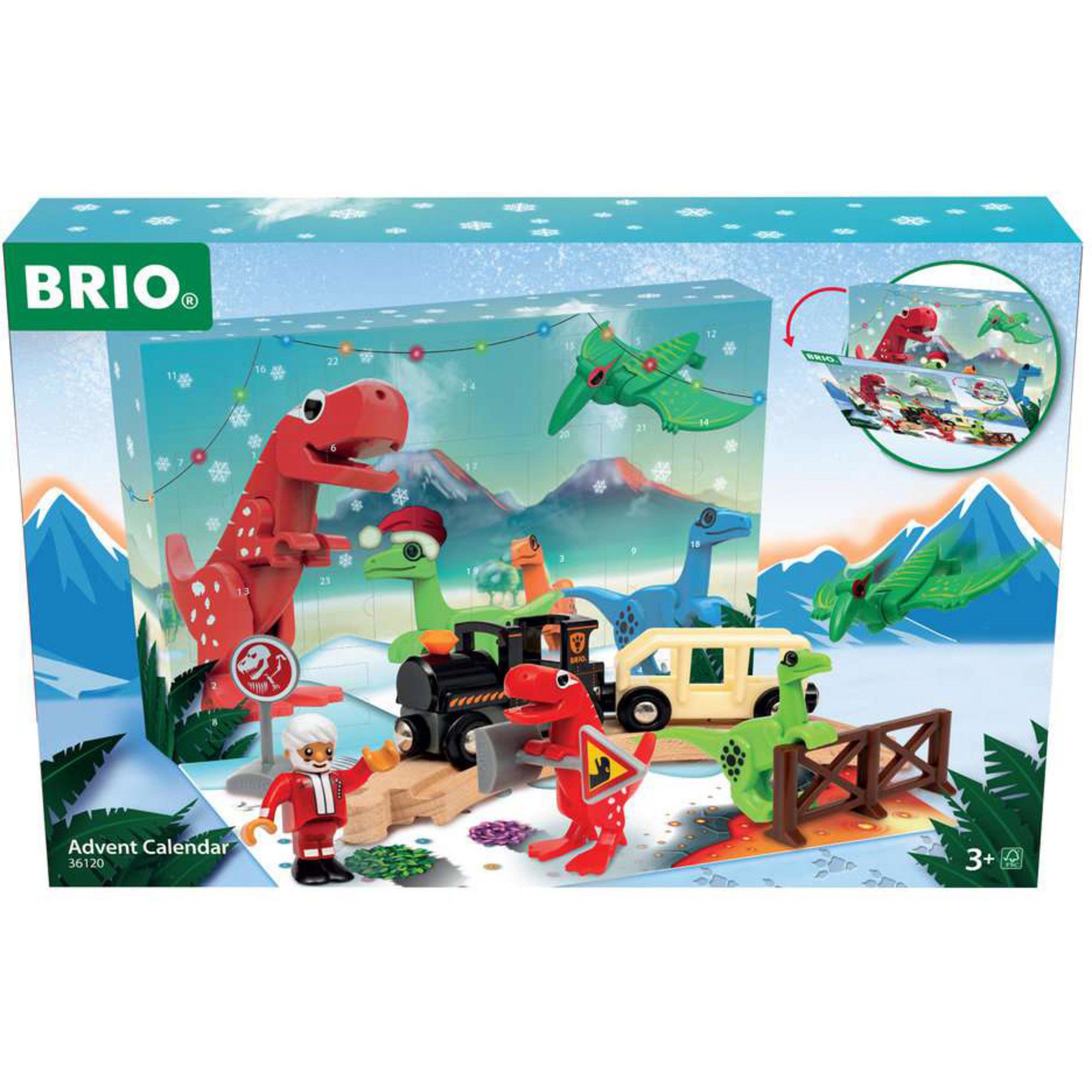 BRIO® Spielzeugeisenbahn-Set BRIO World Adventskalender 2025, Spielfigur