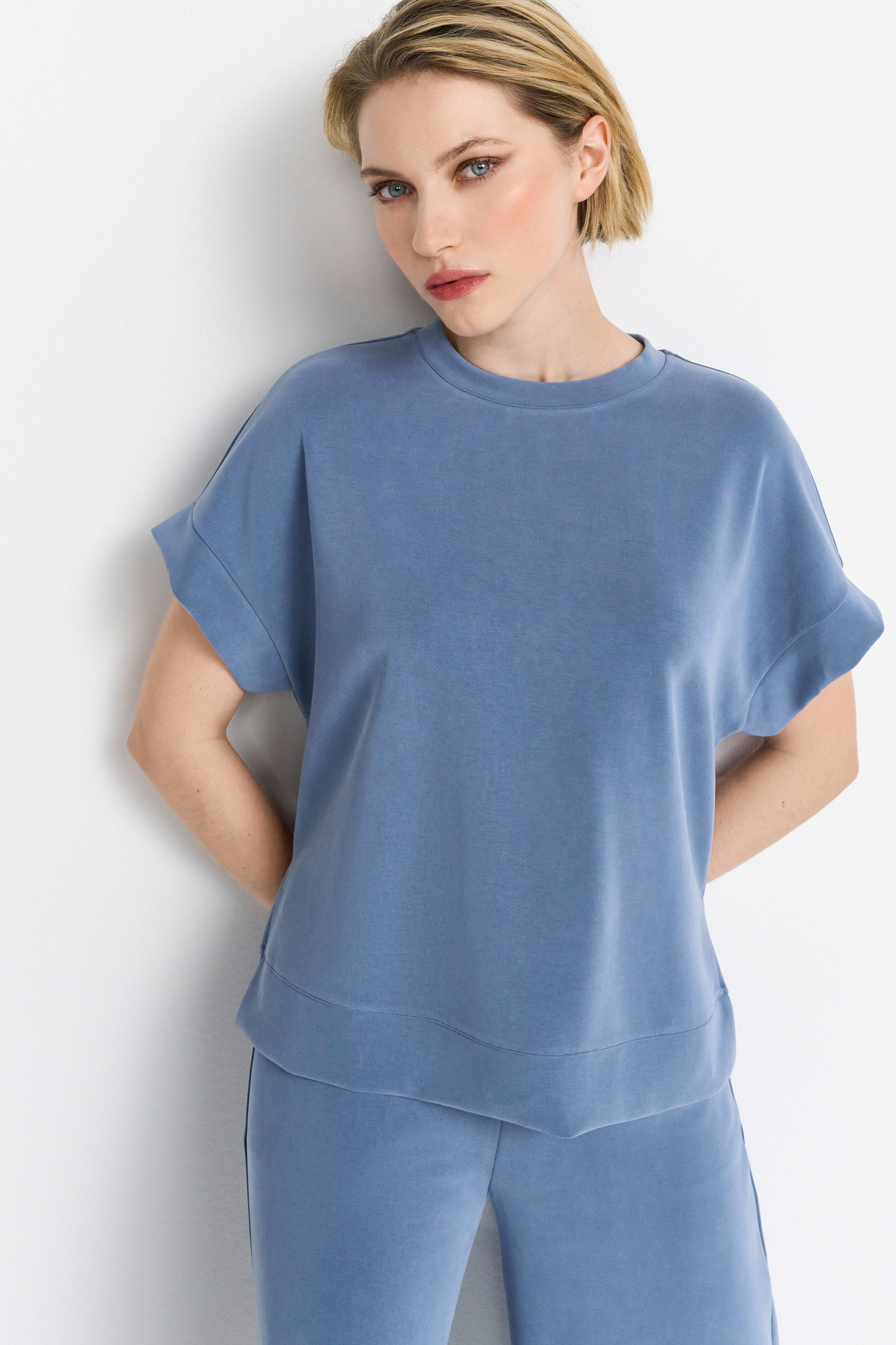 RICHROYAL Sweatshirt aus weicher, fester, gepeachter günstig online kaufen