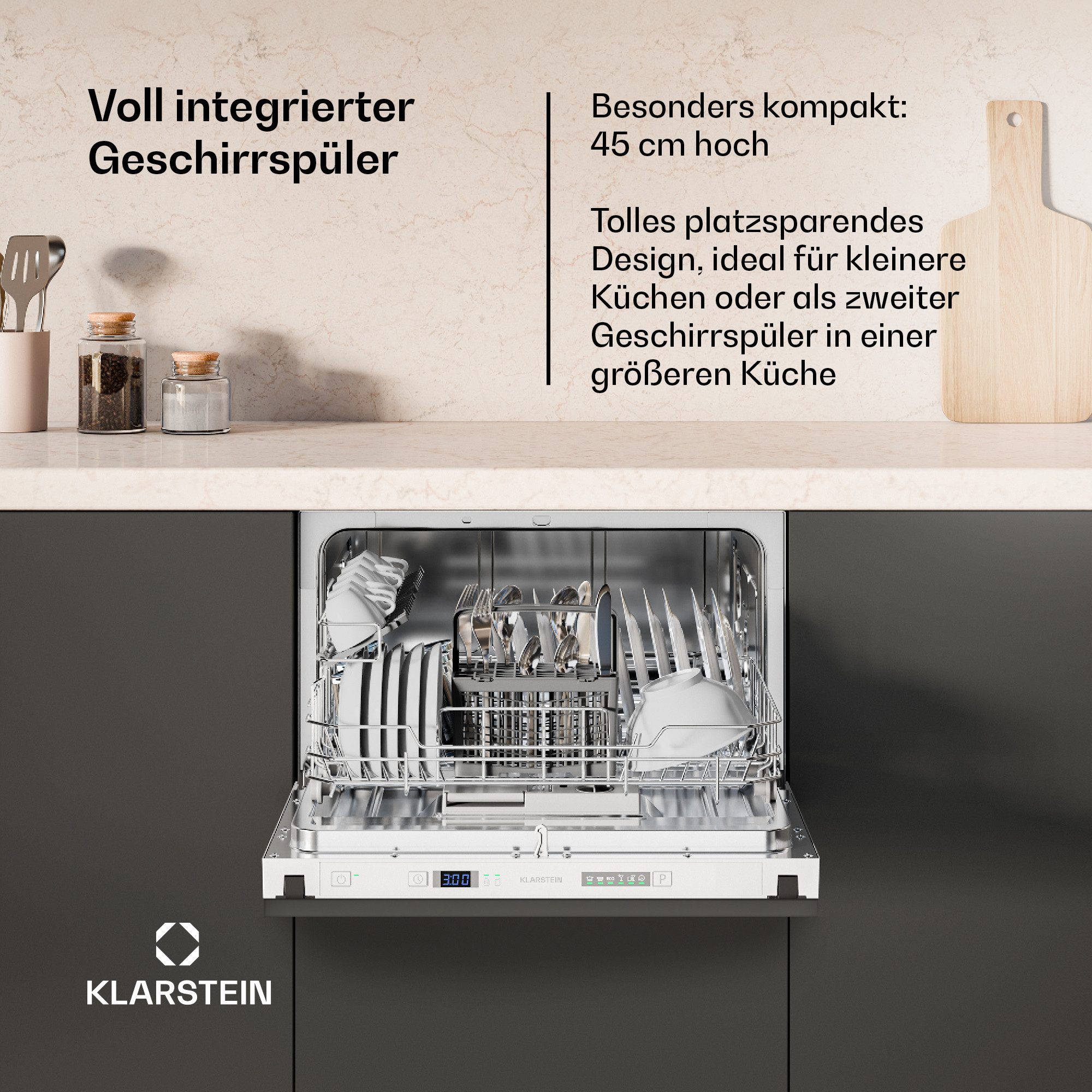Klarstein Standgeschirrspüler 10046456