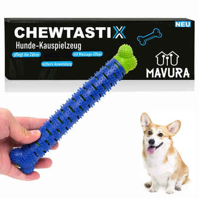MAVURA Kauspielzeug CHEWTASTIX Hunde Zahnbürste Zahnsteinentferner Zahnpflege Gummi, Kau Knochen Reinigung Mundgeruch Kauknochen