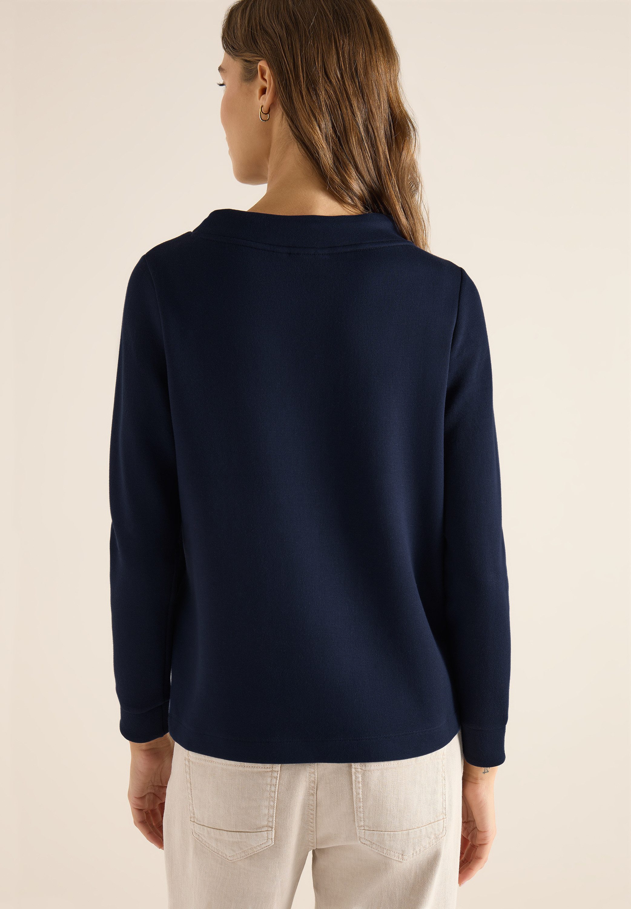 CECIL Sweatshirt mit Tape-Detail günstig online kaufen