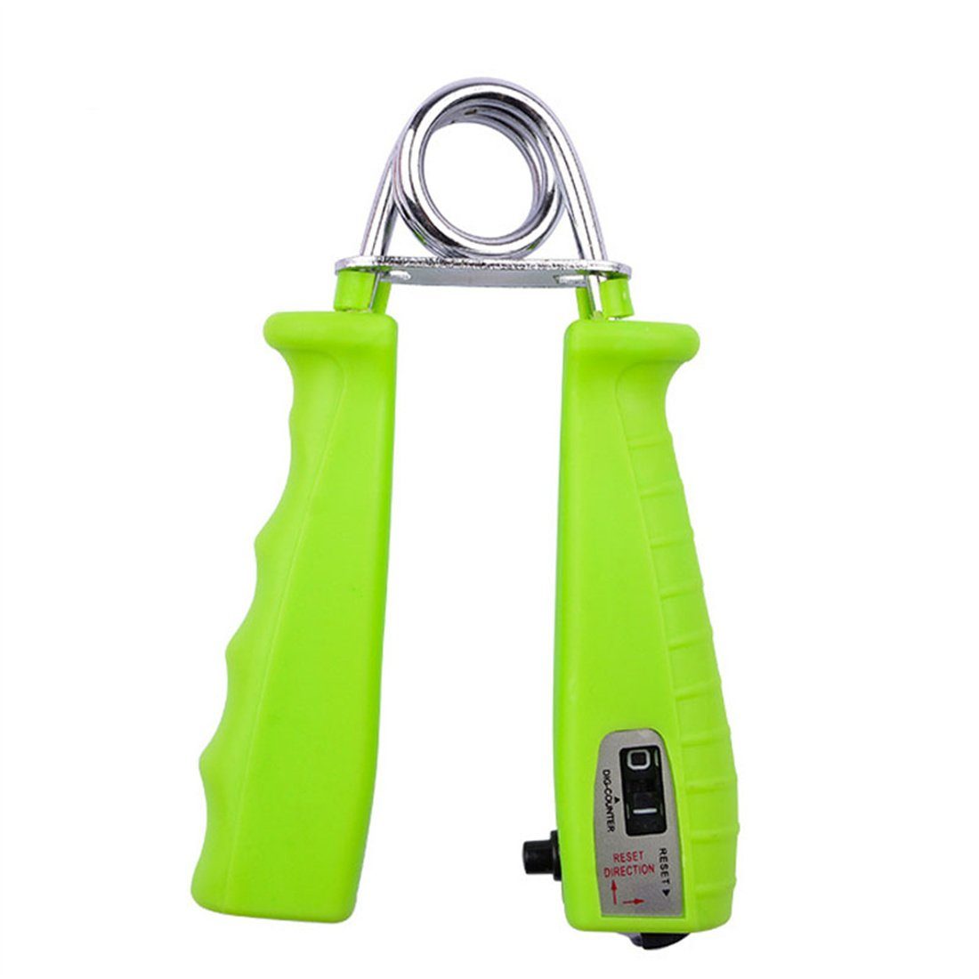 CFYDW Handmuskeltrainer Handtrainer, tragbarer Zählgriff,Handfitnessgerät für den Heimgebrauch grün