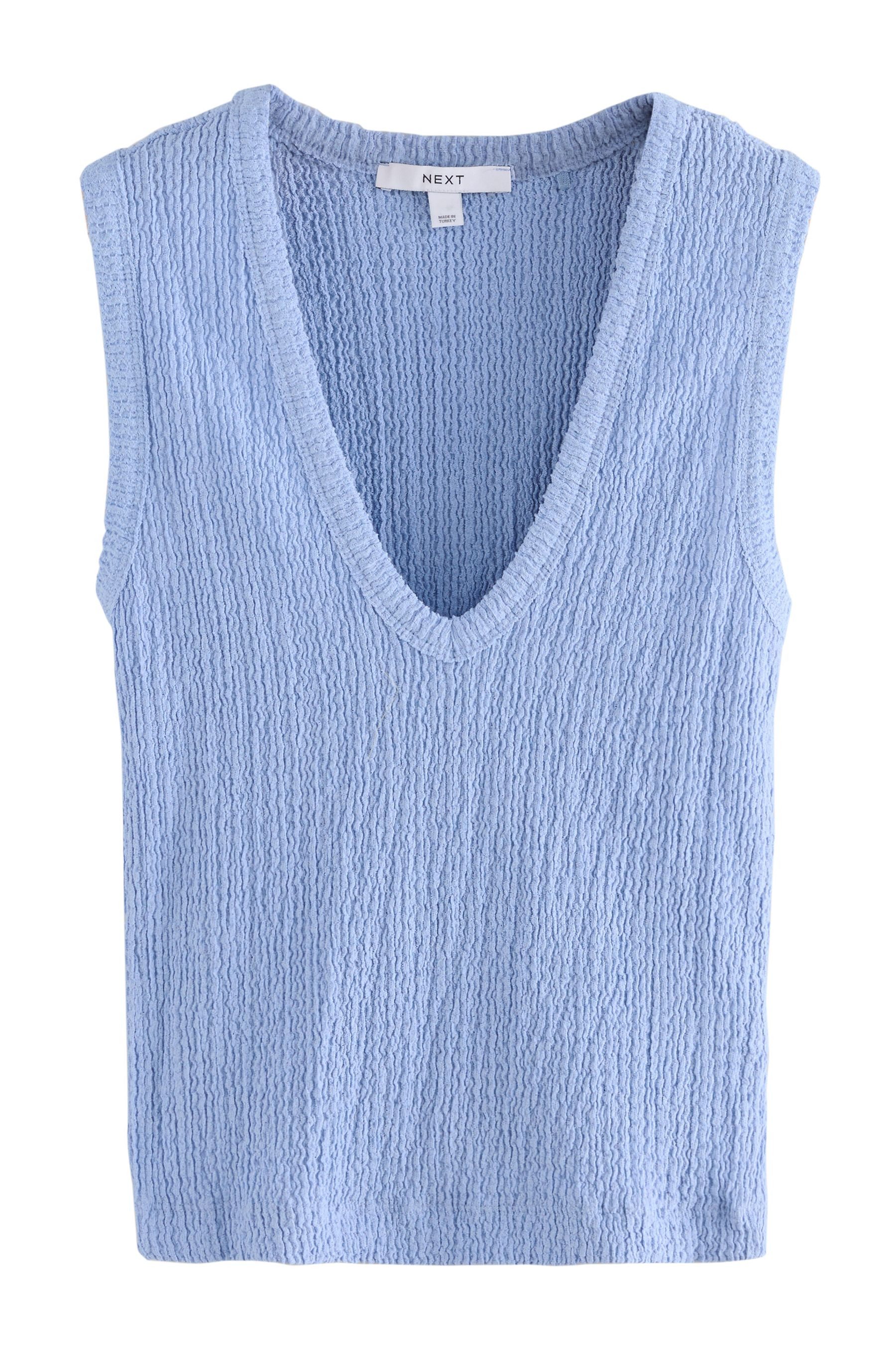 Next Trägertop Strukturiertes Tanktop mit V-Ausschnitt günstig online kaufen