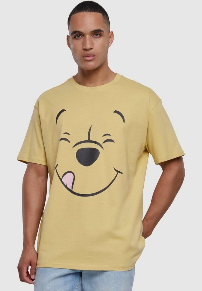 Upscale by Mister Tee T-Shirt Herren Disney 100 Winnie Pooh Face Tee (1-tlg),  Stylisches T-Shirt aus angenehmer Baumwollmischung