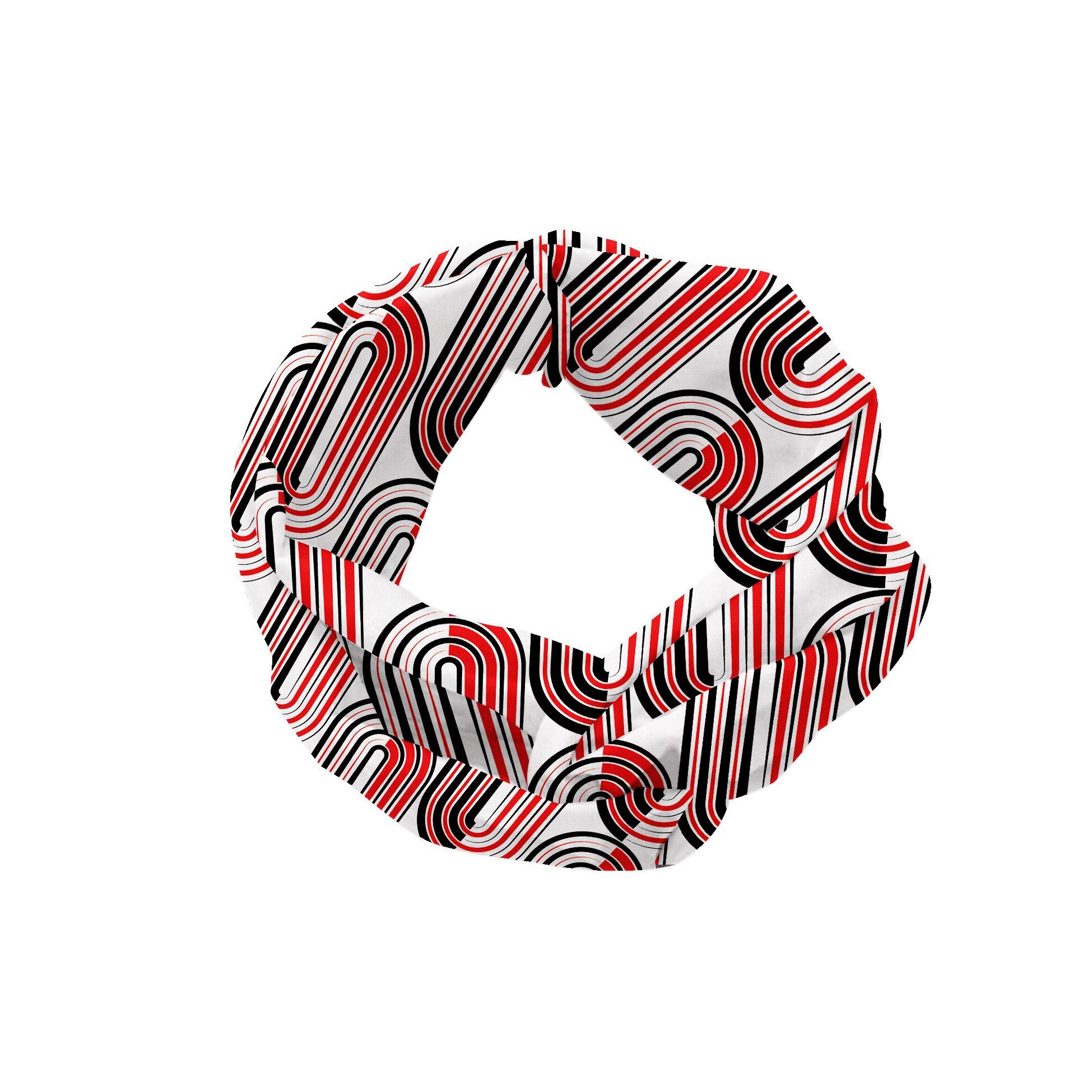Abakuhaus Stirnband Elastisch Ellipse Angenehme accessories und alltags Abstrakte rot Curves