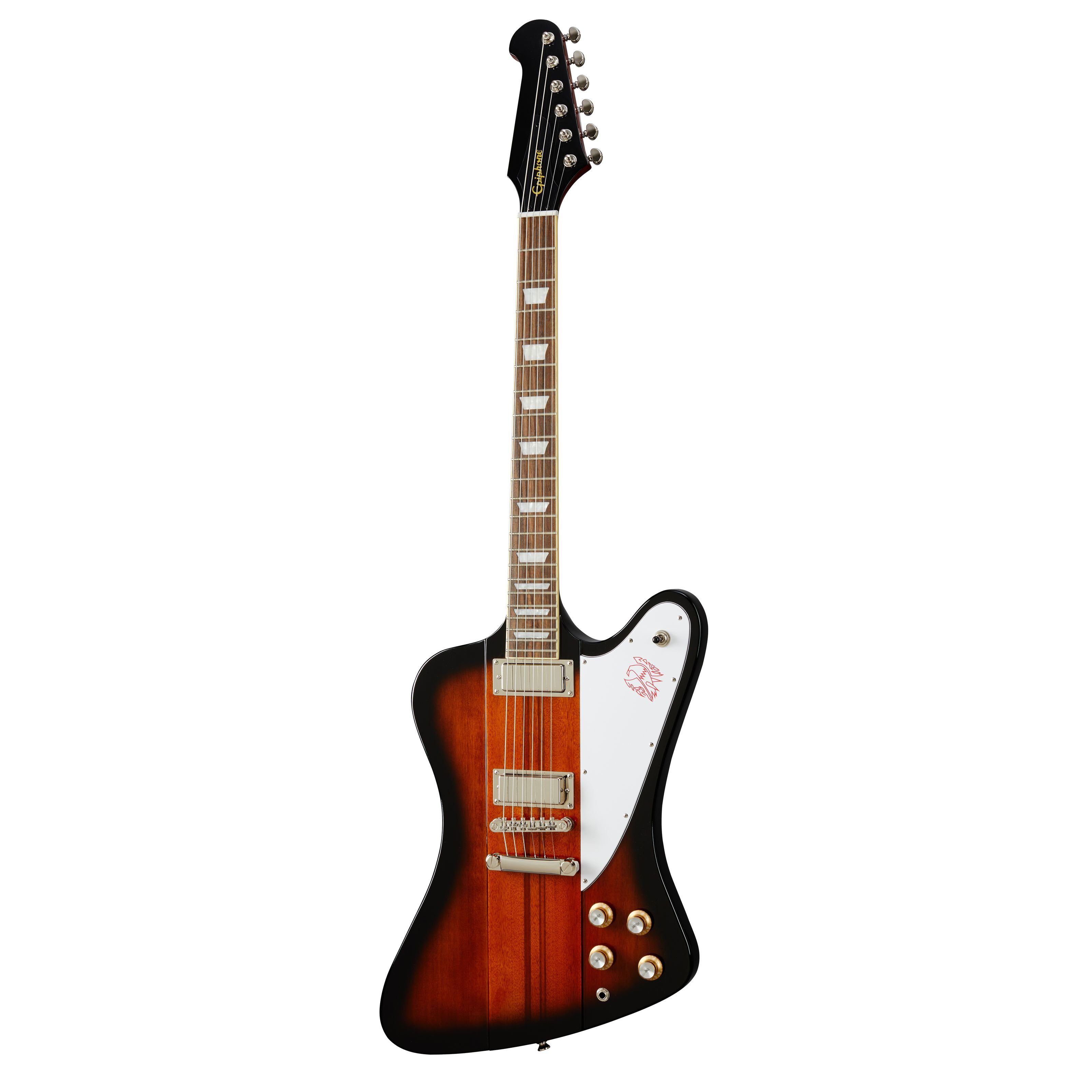 Epiphone E-Gitarre, E-Gitarren, Andere Modelle, Firebird Vintage Sunburst - E-Gitarre