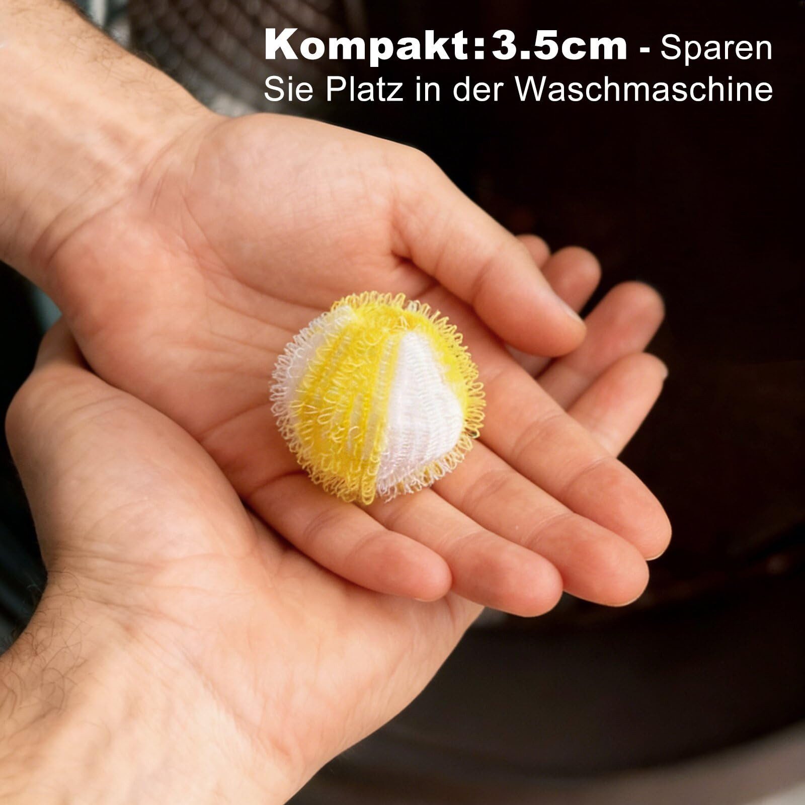 FOUORTUNATE-BEE Wäschekugel Waschbälle gegen Tierhaare 6er Set für Waschmaschine Fusselentferner (8-St), Waschmaschinenbälle gegen Tierhaare Fusselentfernung wiederverwendbar