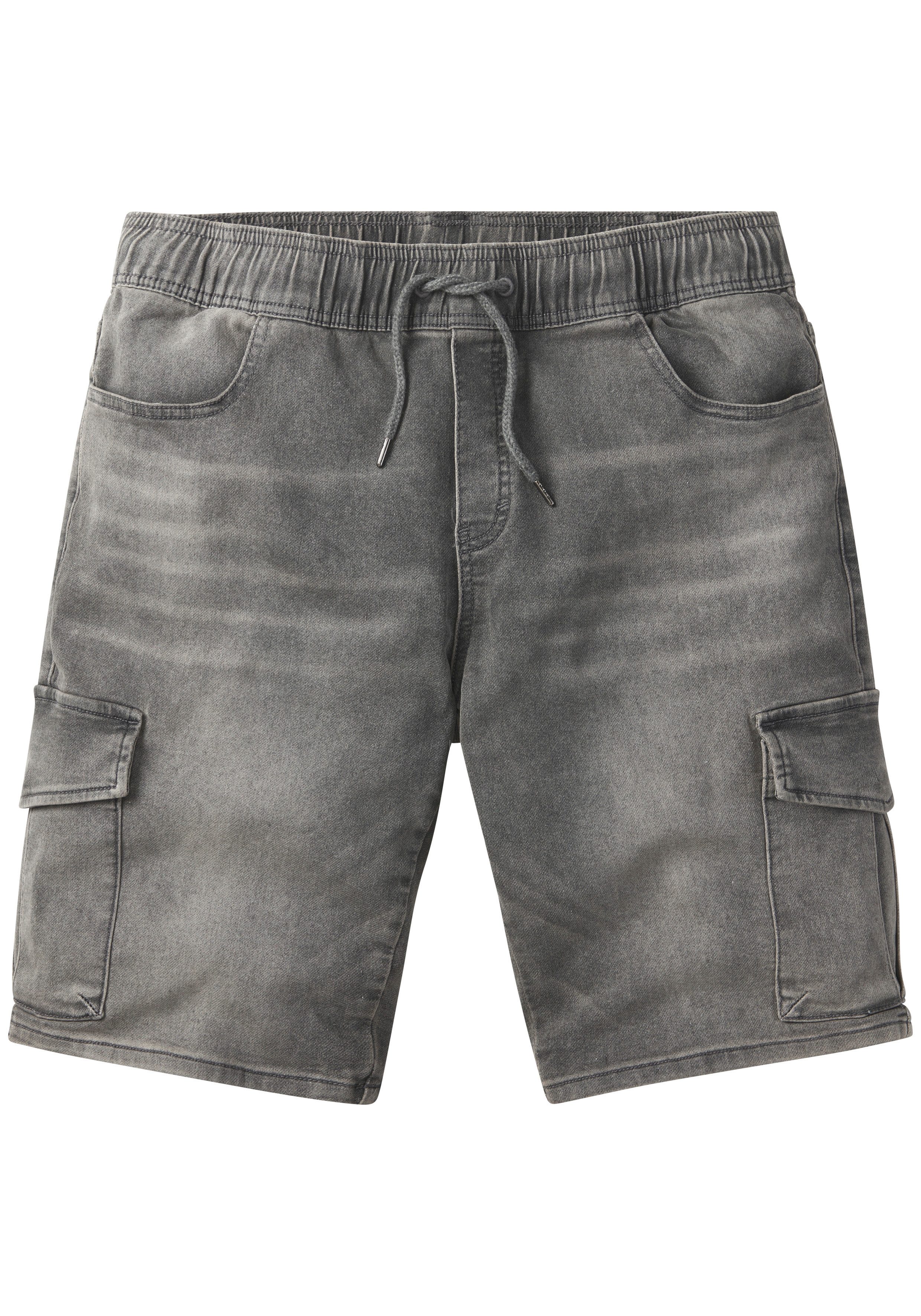 John Devin Shorts Bermuda, kurze Jogger Pants mit Cargotaschen, knielang, elastische Schlupf-Bermuda. € 43,99