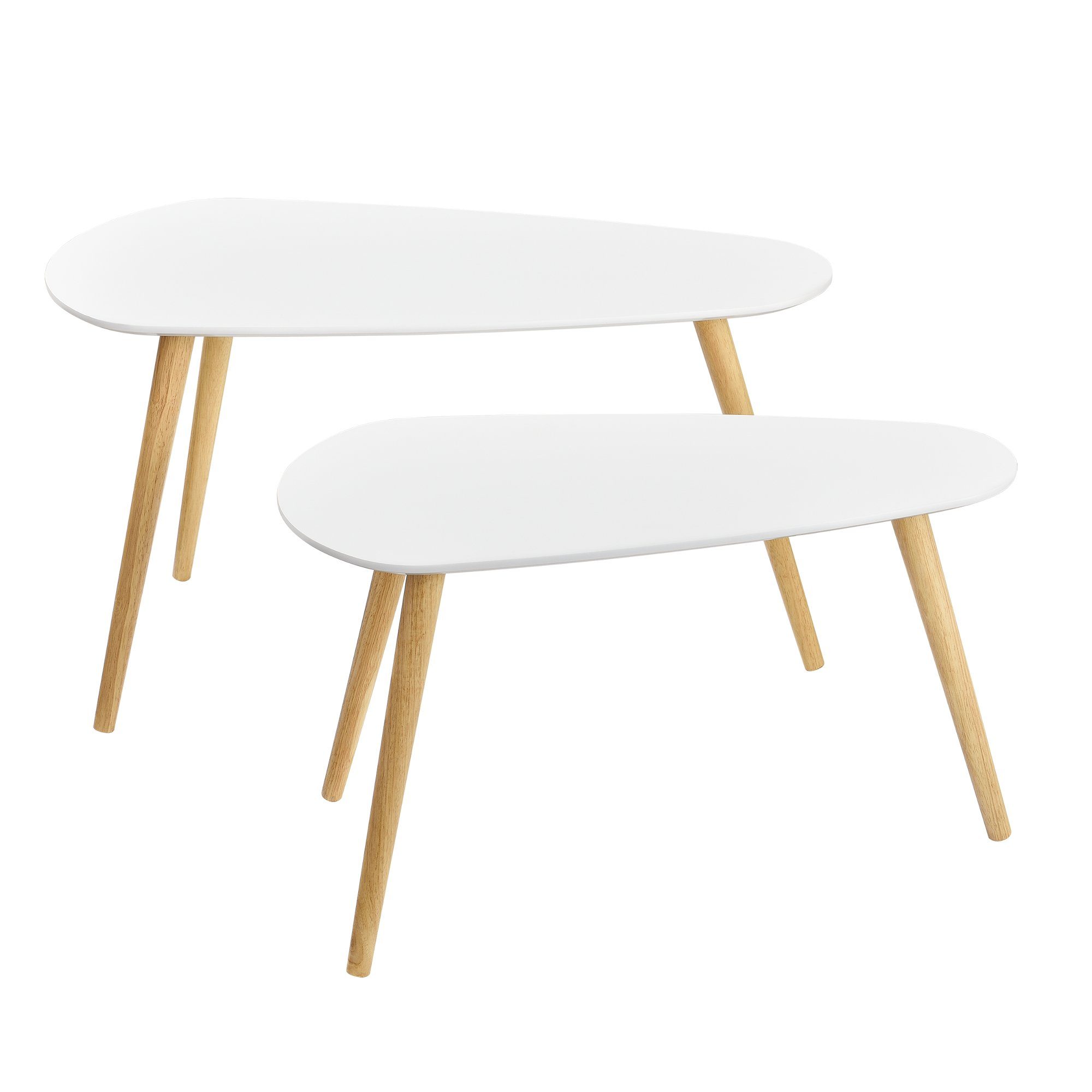 en.casa Couchtisch, »Langesund« 2er Set Beistelltisch günstig online kaufen