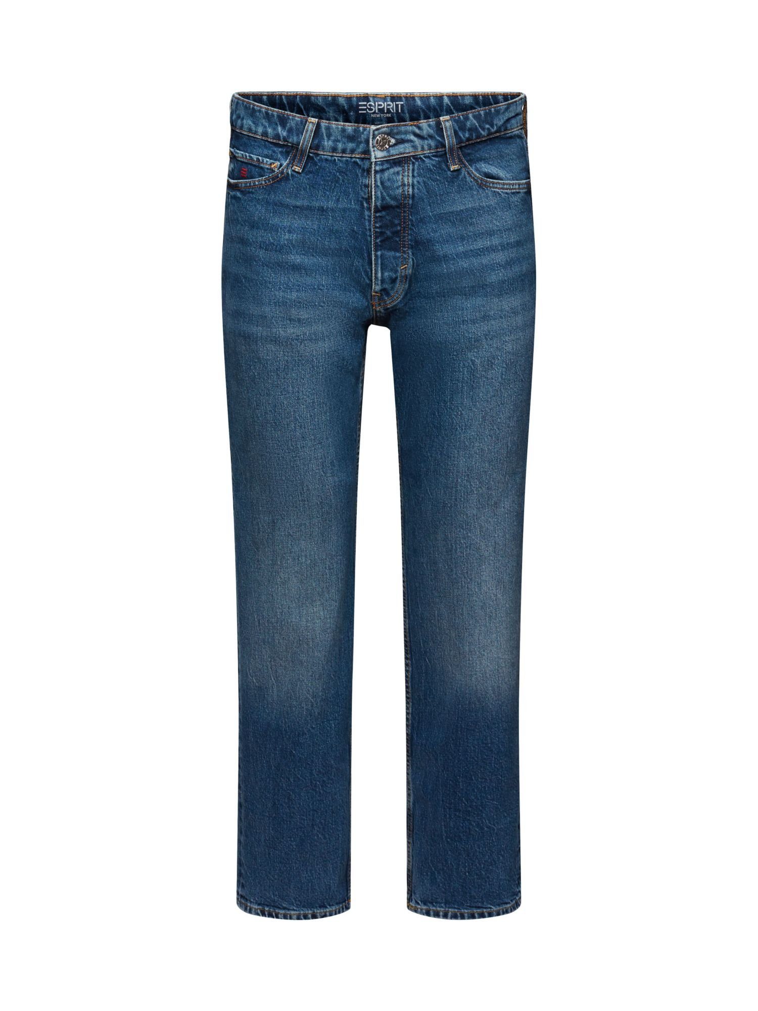Lockere Straight-Jeans Retro-Jeans Esprit mit Bundhöhe mittlerer