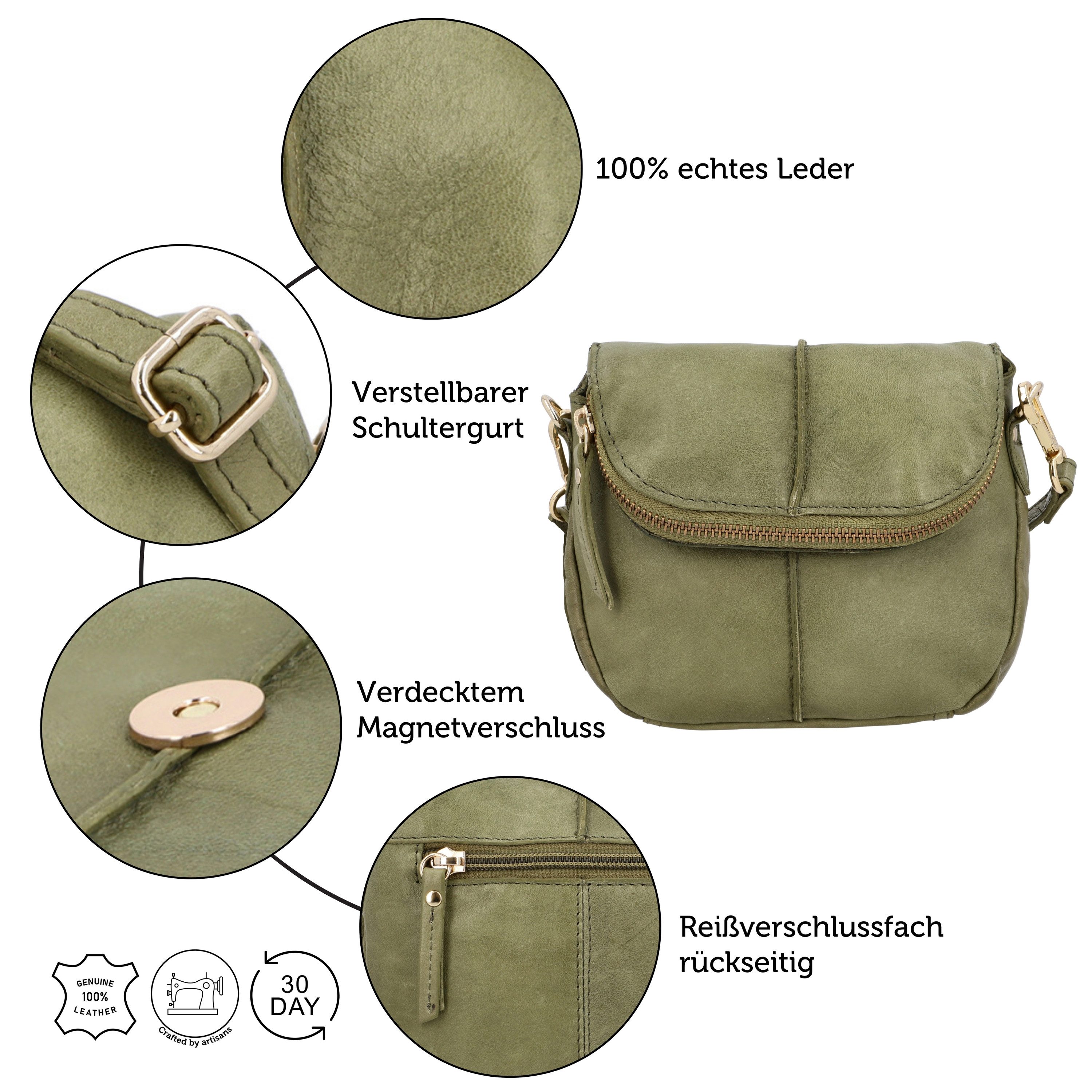 Gusti Leder Handtasche Gusti Leder Handtasche Janny (1-tlg)