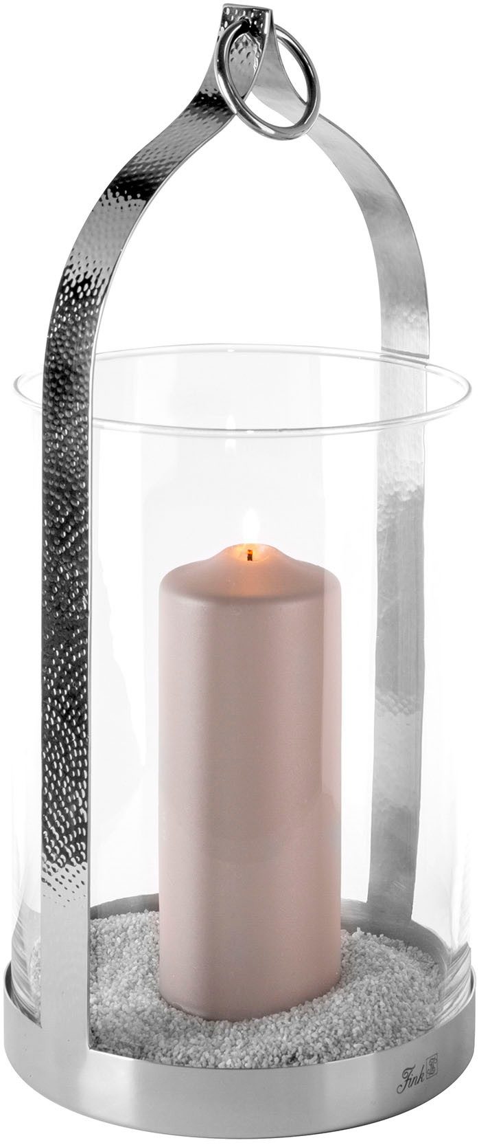 Fink Windlicht LONIDA (1 St), Hängewindlicht, aus Edelstahl, Outdoorgeeignet