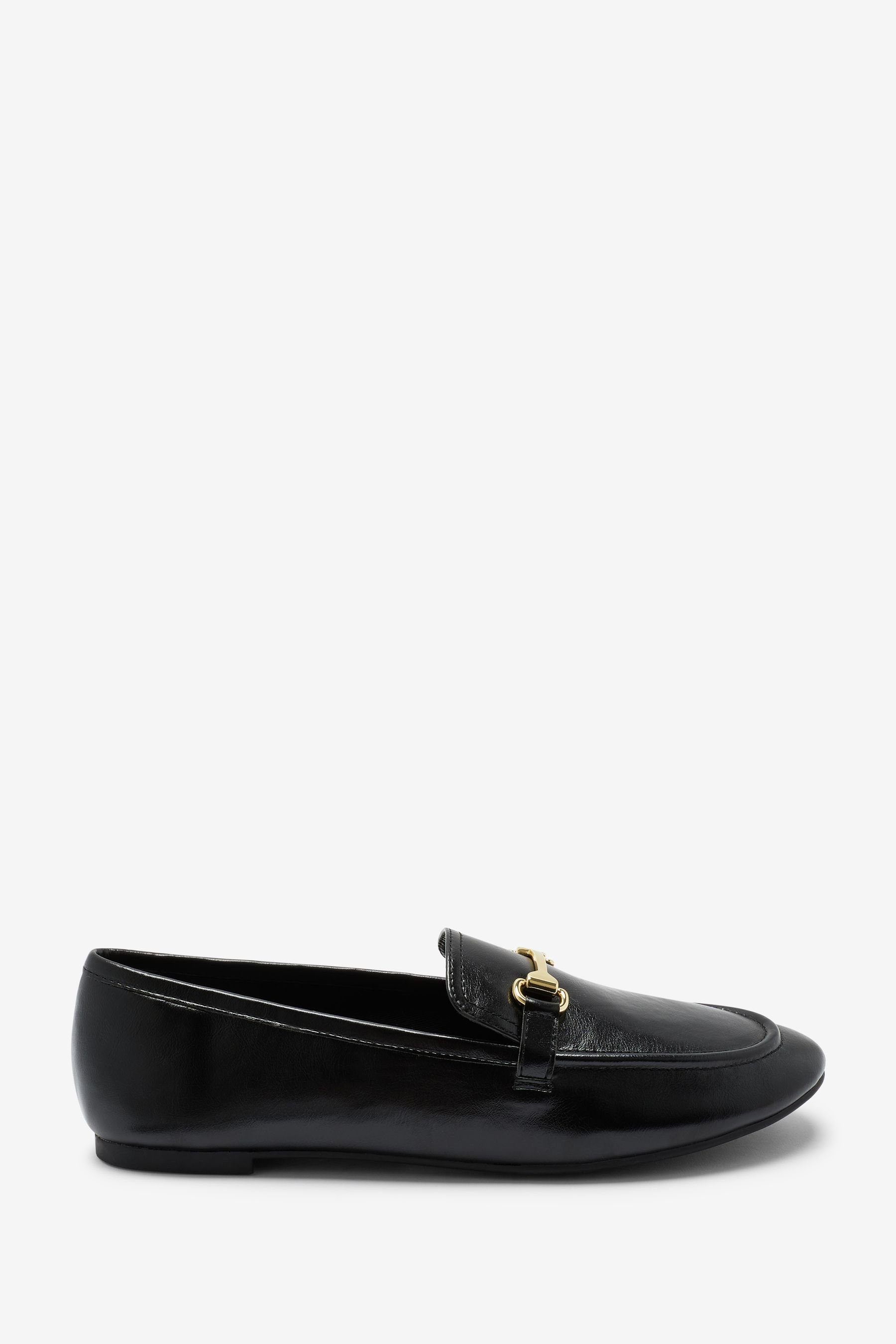 Next Forever Comfort mit Loafer Metallakzenten Black (1-tlg) Slipper