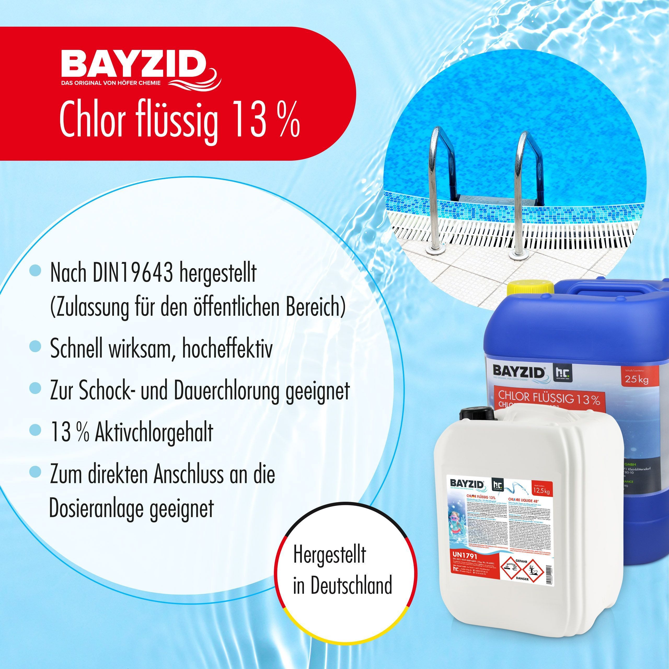 Höfer Chemie GmbH Poolpflege 4x 12,5 günstig online kaufen