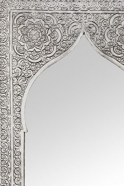 Marrakesch Orient & Mediterran Interior Spiegel Orientalischer Spiegel Malika Silber klein, Handarbeit