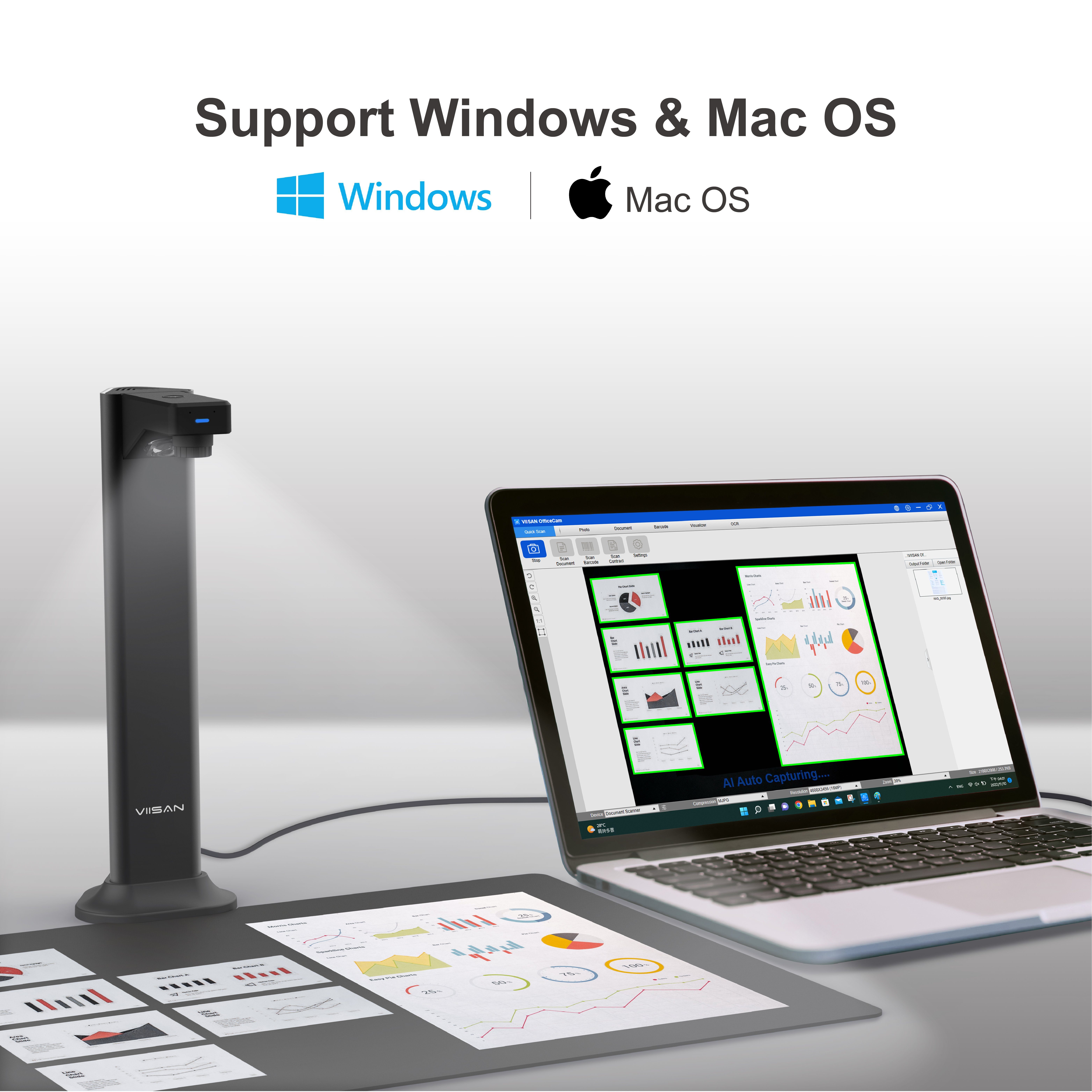 Viisan DL8 Dokumentenscanner