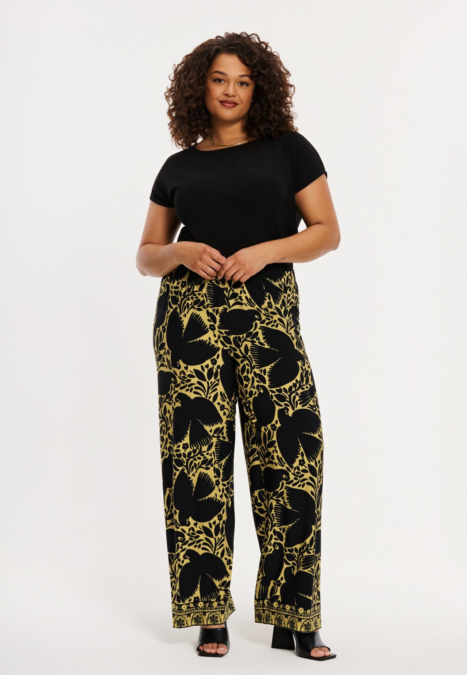 Bootcuthose Damen Hose mit Druck