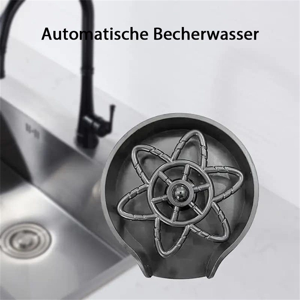TUABUR Waschtischarmatur Hochdruckbecherwaschmaschineautomatische Reinigungsbecherwaschmaschine