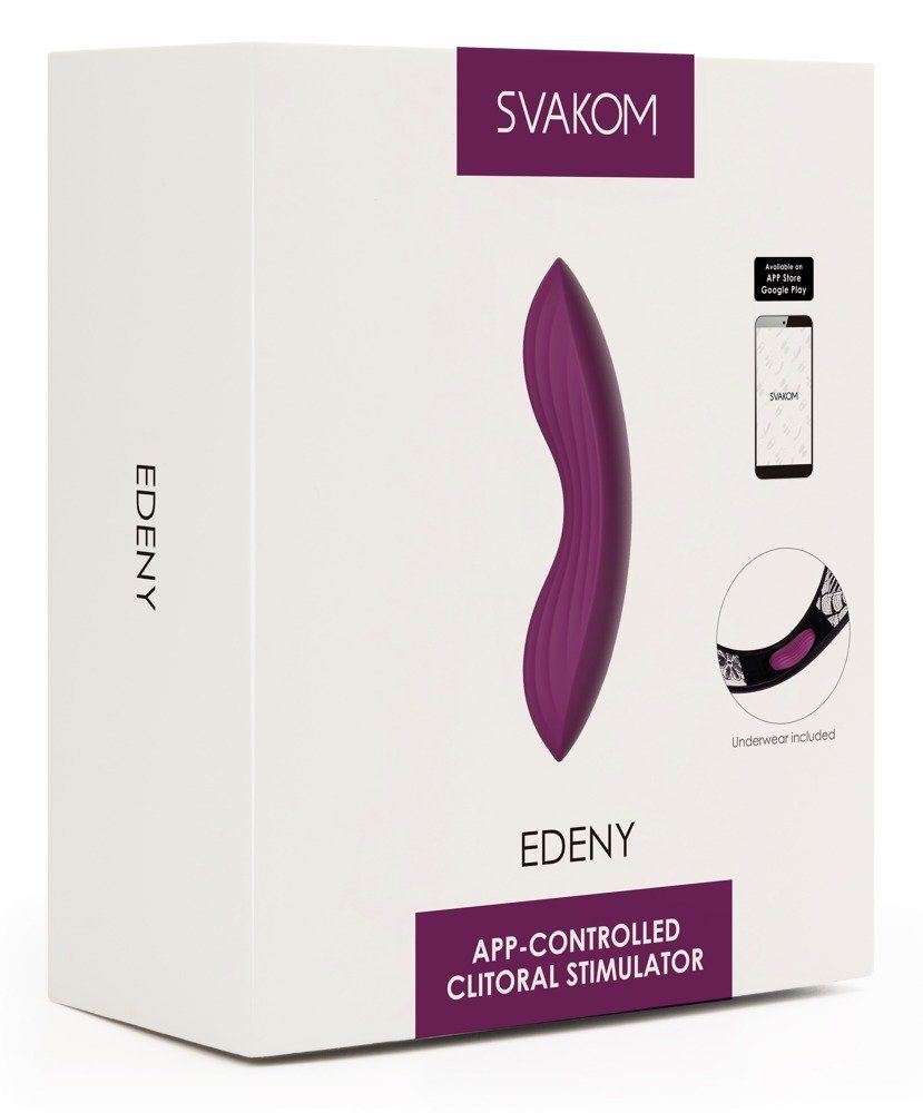 Svakom Auflege-Vibrator Edeny, wasserdicht, App-gesteuert, 11 Vibrationsmodi | Klassische Vibratoren