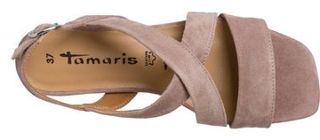 Tamaris Sandalette, Sommerschuh, Sandale, Blockabsatz, mit Touch it Ausstattung