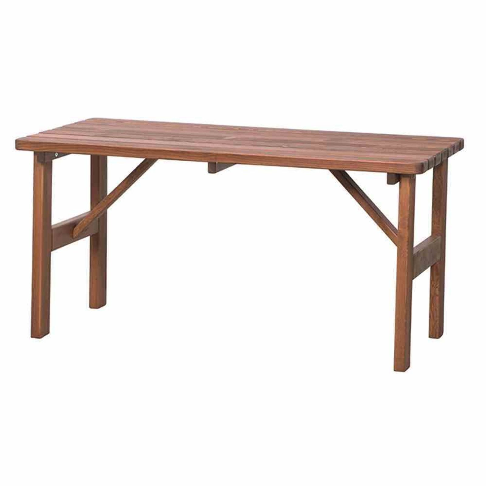 Fun Star Gartentisch Tessin Tisch, 150x72 cm, braun Kiefernholz