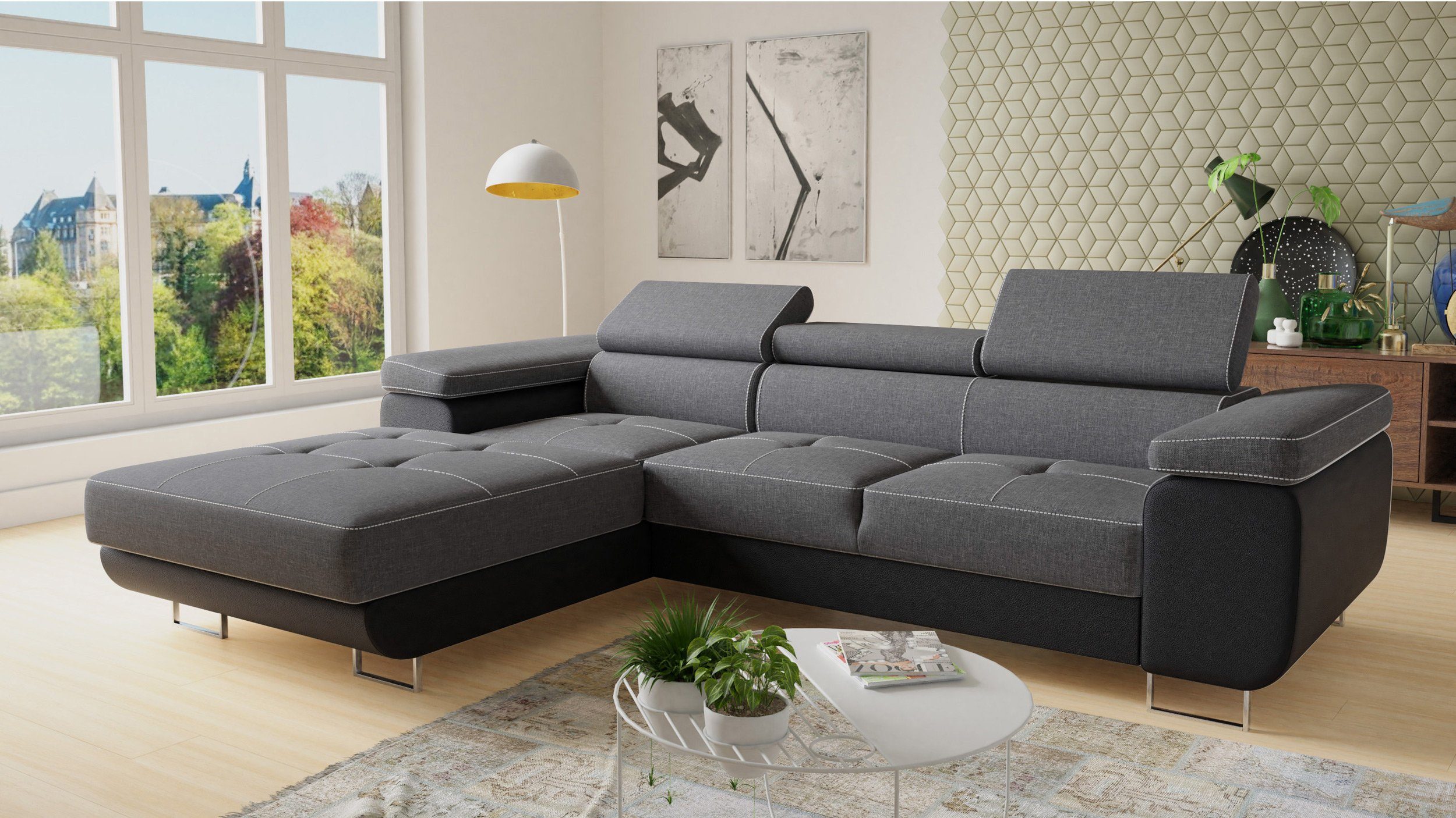 Sofnet Ecksofa Divo, mit Schlaffunktion und günstig online kaufen