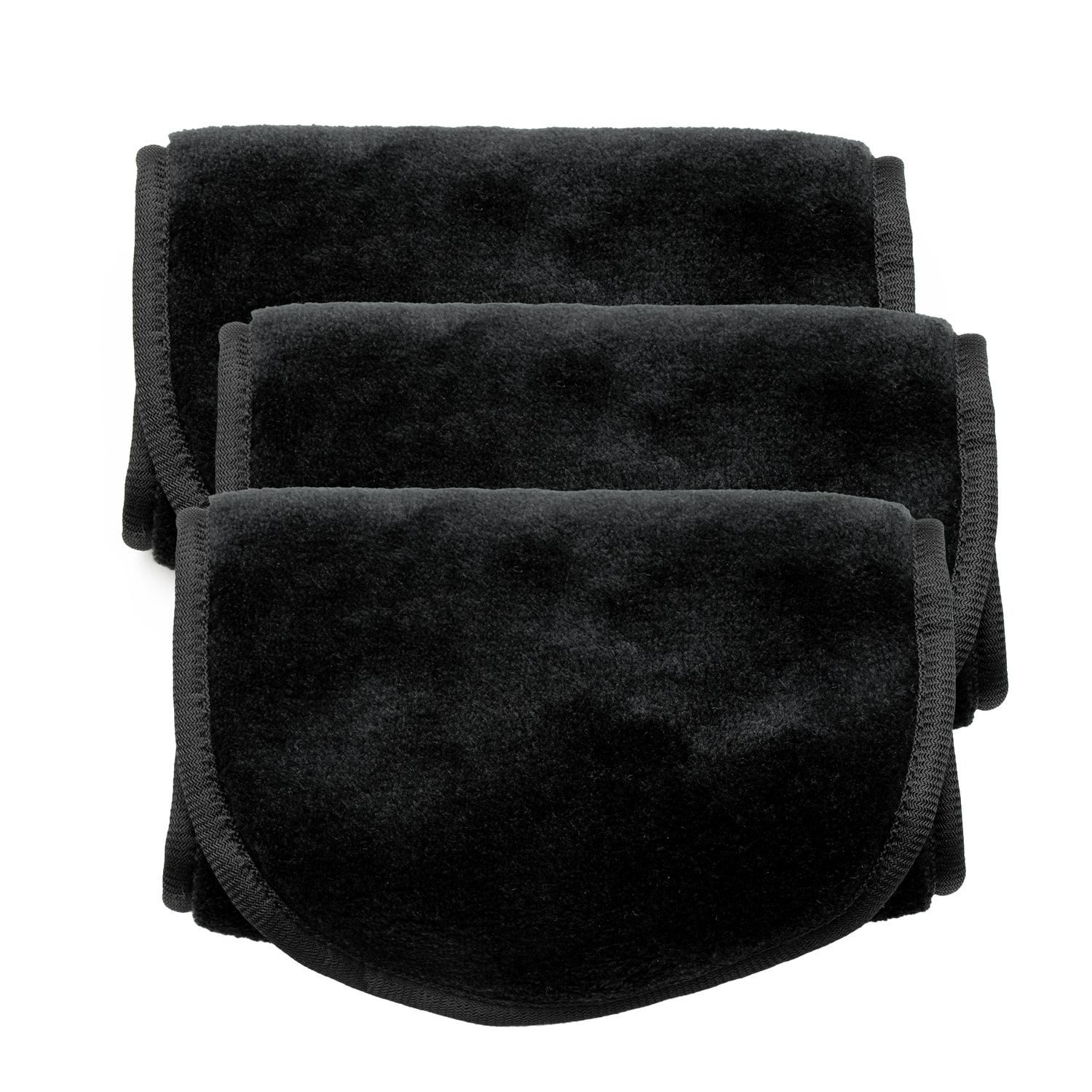 Intirilife Gesichtsreinigungstücher, 3-tlg., Abschminktücher Set Mikrofaser Abschminkpads für Gesicht 40.5 x 17 cm