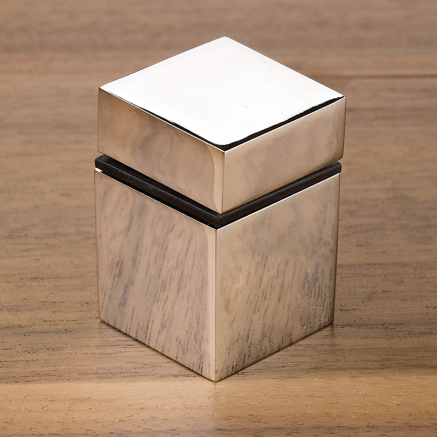 SO-TECH® Stück 1 poliert Wandregalhalter Chrom Glasbodenträger, Cube II Regalbodenträger 1-tlg.