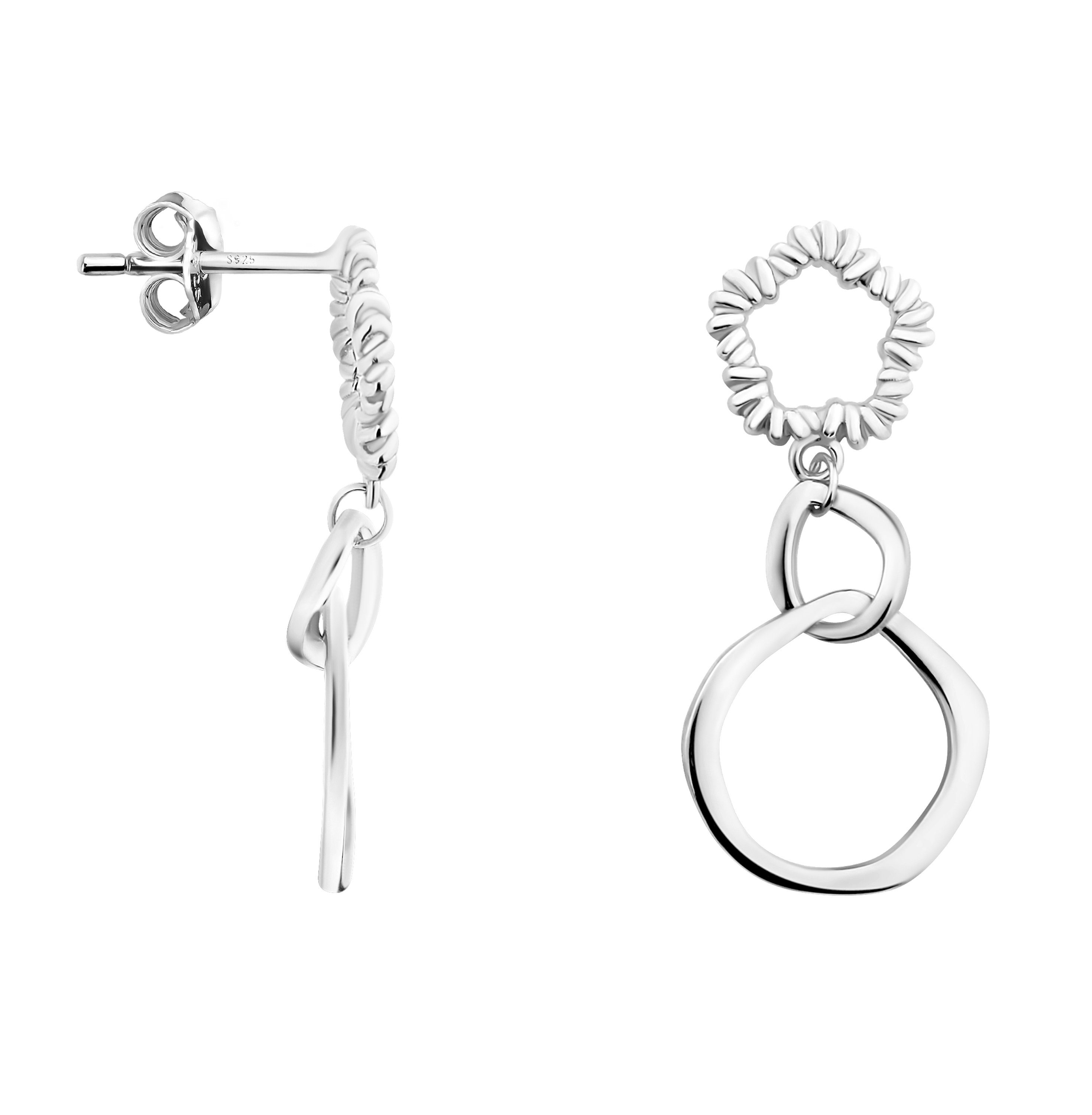 Sofia Milani Paar Ohrhänger Kreis, 925 Silber Damen Schmuck - E1343 günstig online kaufen