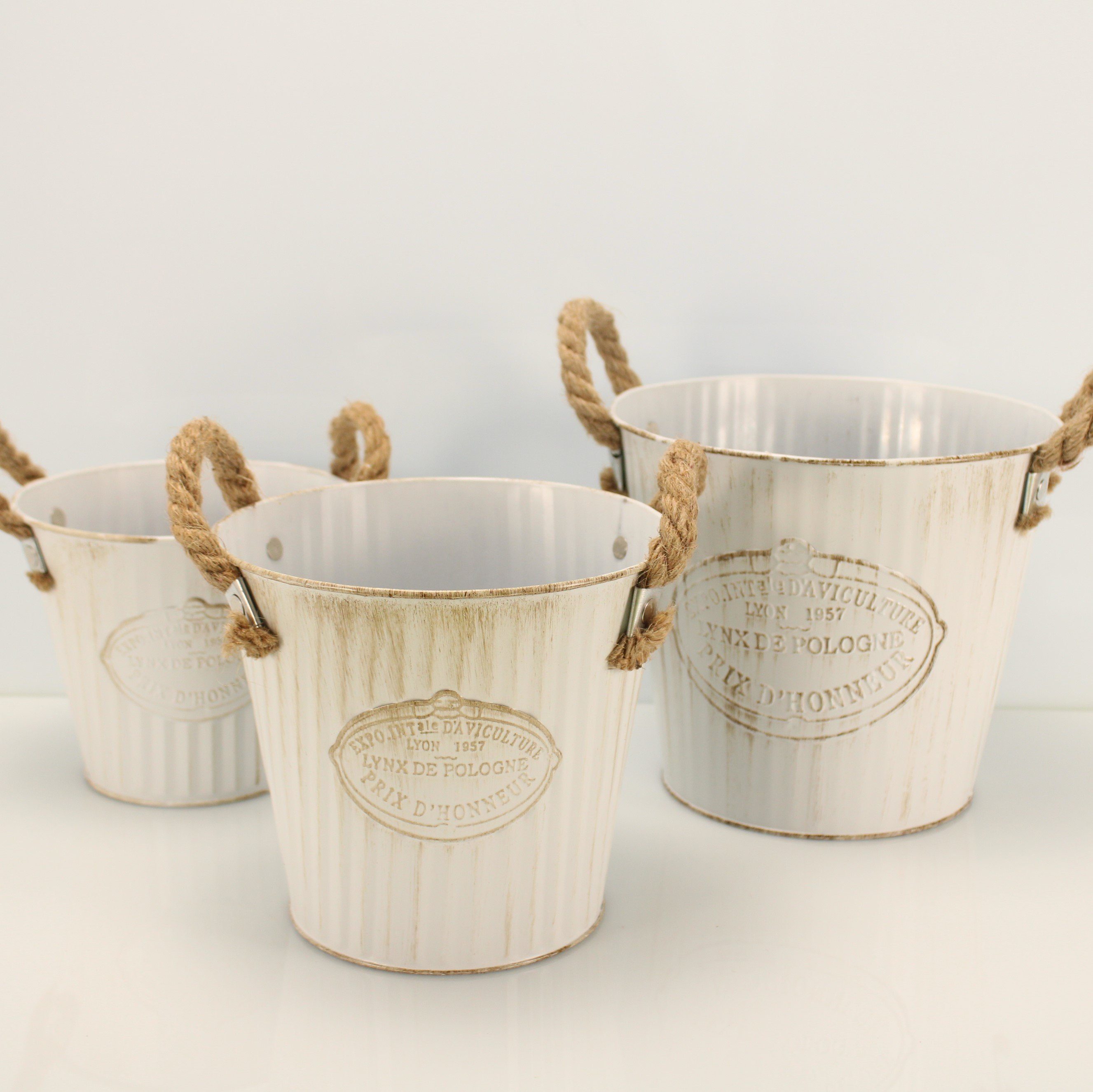 Online-Fuchs Blumentopf 3 runde Blumentöpfe aus günstig online kaufen