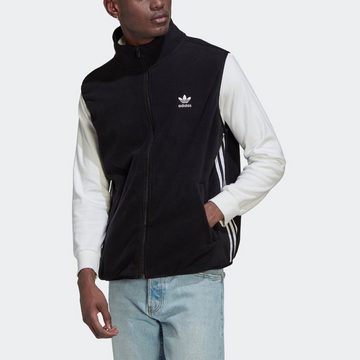 adidas Originals Fleeceweste Classics 3-Stripes Fleece Vest - Black