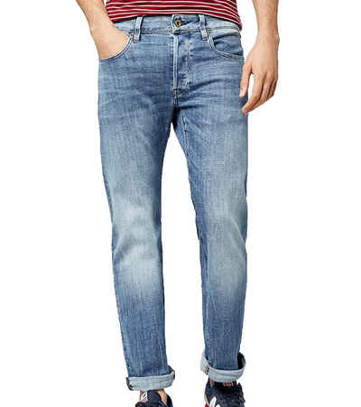 G-Star RAW Regular-fit-Jeans »G-Star RAW 3301 Straight Jeans modische Herren Freizeit-Hose Regular-Jeans Blau«