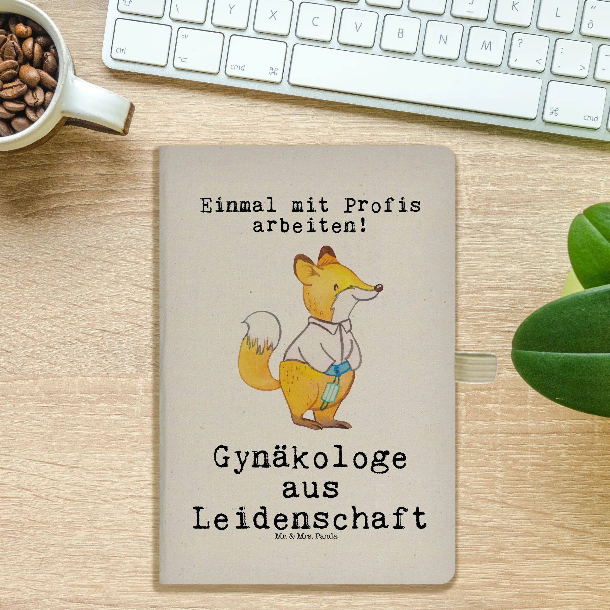 Thumbnail - Mr. & Mrs. Panda Notizbuch Gynäkologe Leidenschaft - Transparent - Geschenk, A5 Notizbuch Für Bü Mr. & Mrs. Panda, Flexi...