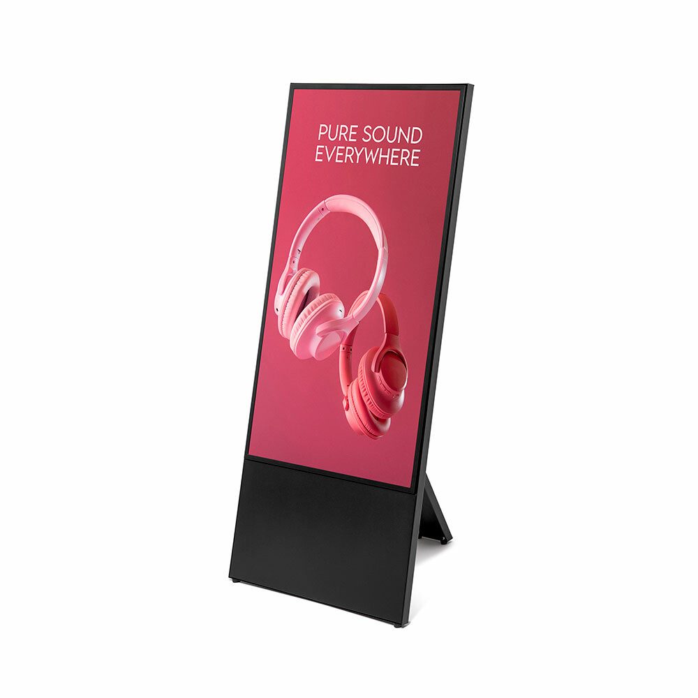 Showdown Displays Einzelrahmen Showdown Displays StreamLine Digitaler Kundenstopper Mit 43" Samsung-B, (1 St)