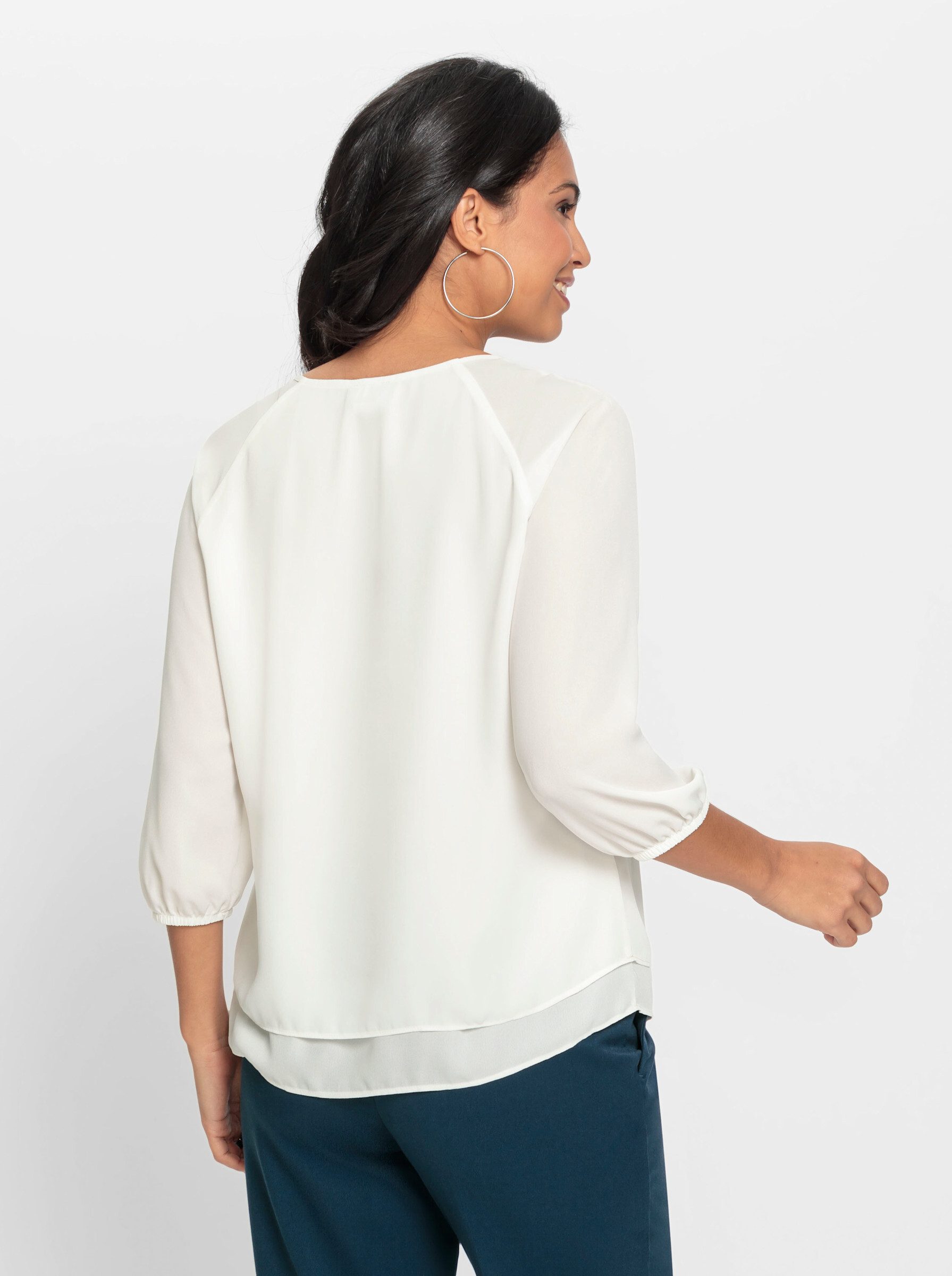 Witt Klassische Bluse Bluse 3/4-Arm günstig online kaufen